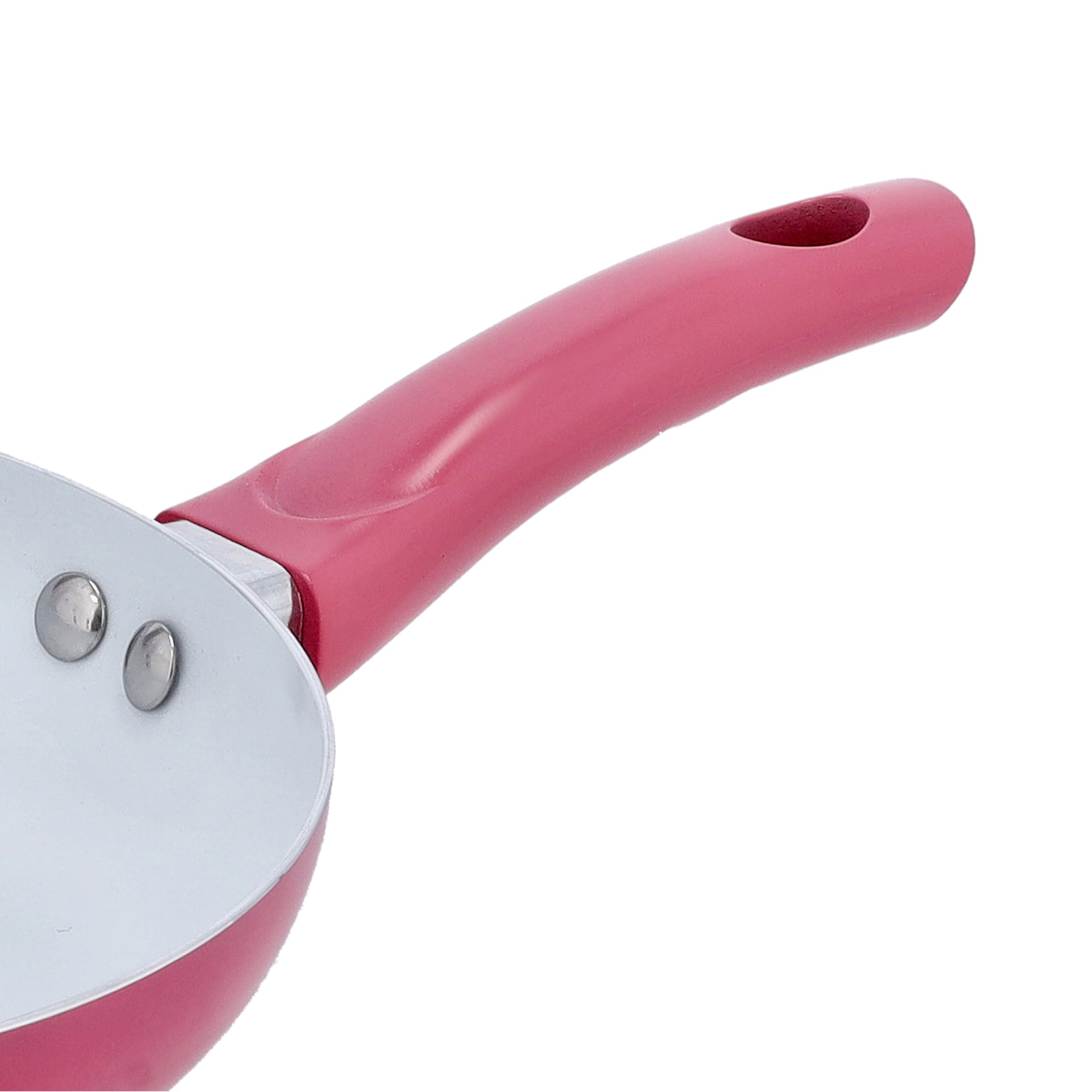 3-Piece Frying Pan Set Pink Frying Pan Medium 26, Frying Pan Small 20cm