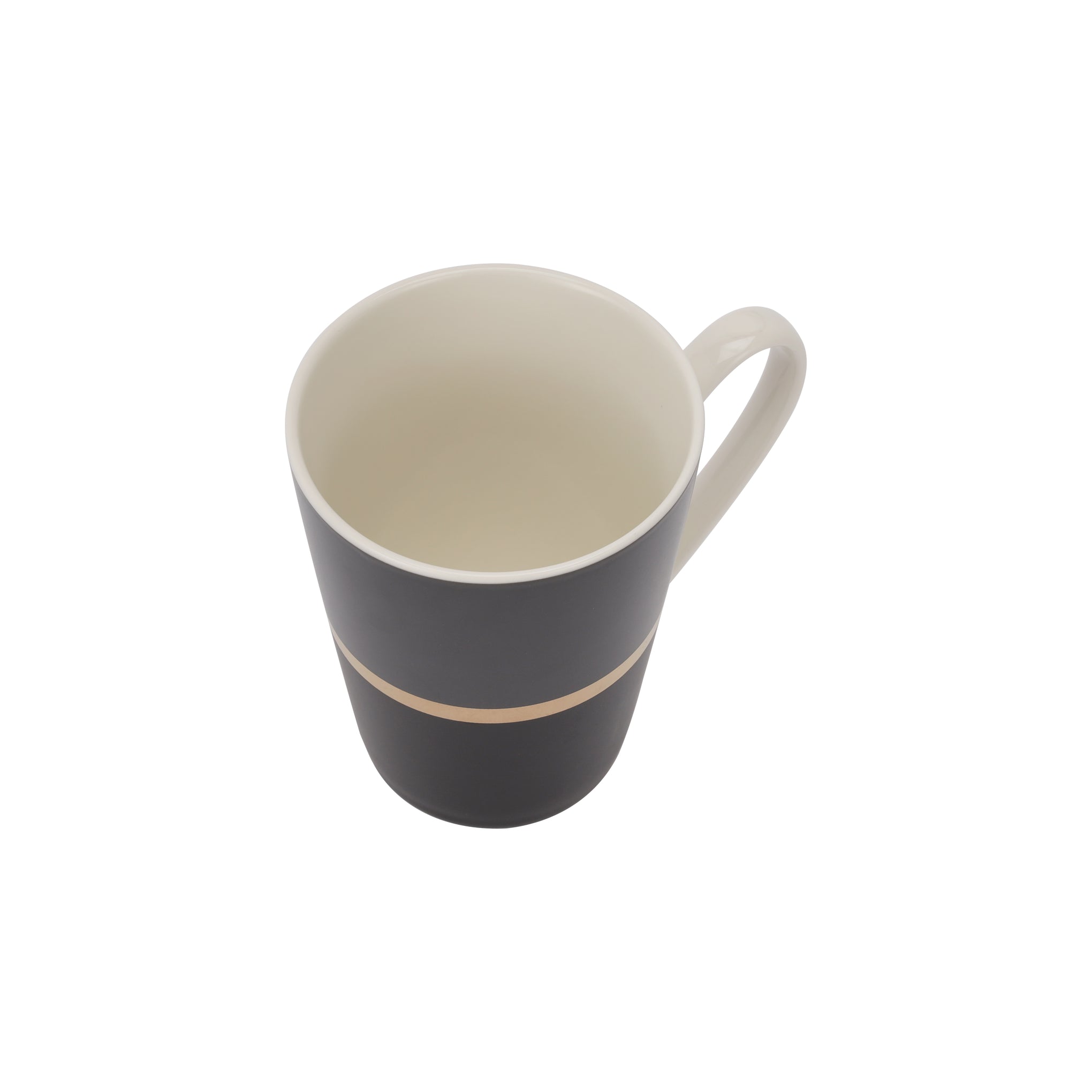 Bone China Mug Black/Gold