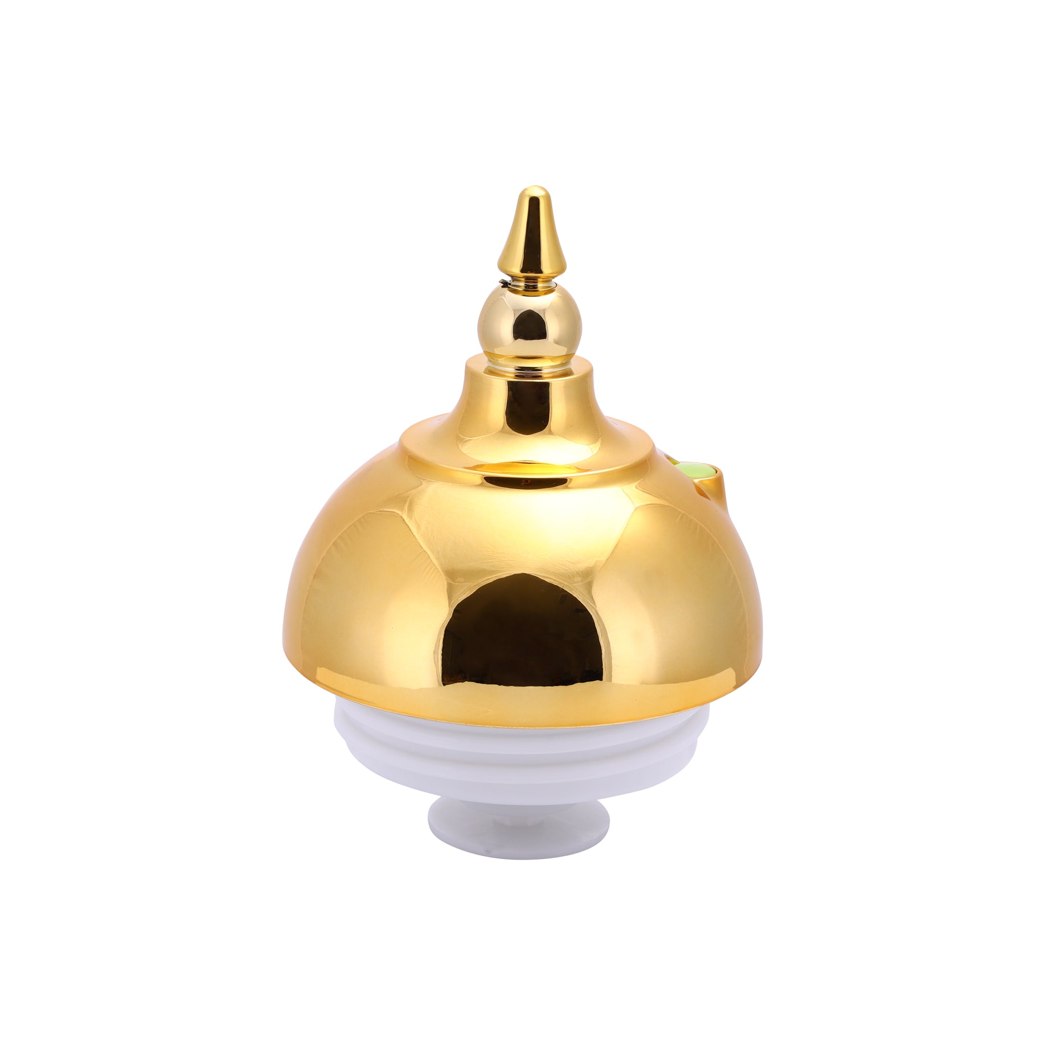 Royalford Portable & Leak-resistant Royal Marble Tea & Cawa聽 1L + 1L 2 Pieces Set RF9412 Brown/Gold