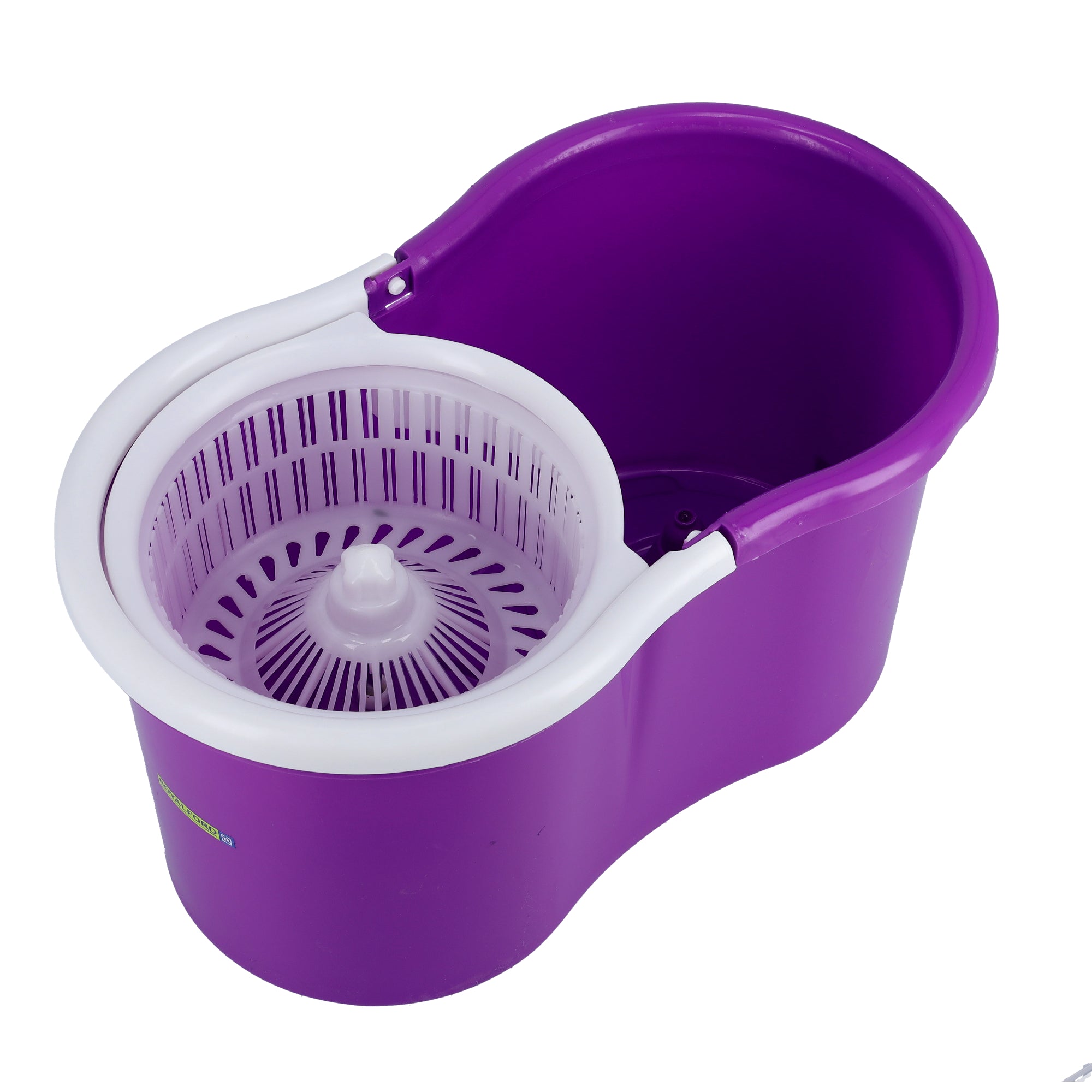 Royalford 360 Degree Easy Spin Mop and Bucket Set Red