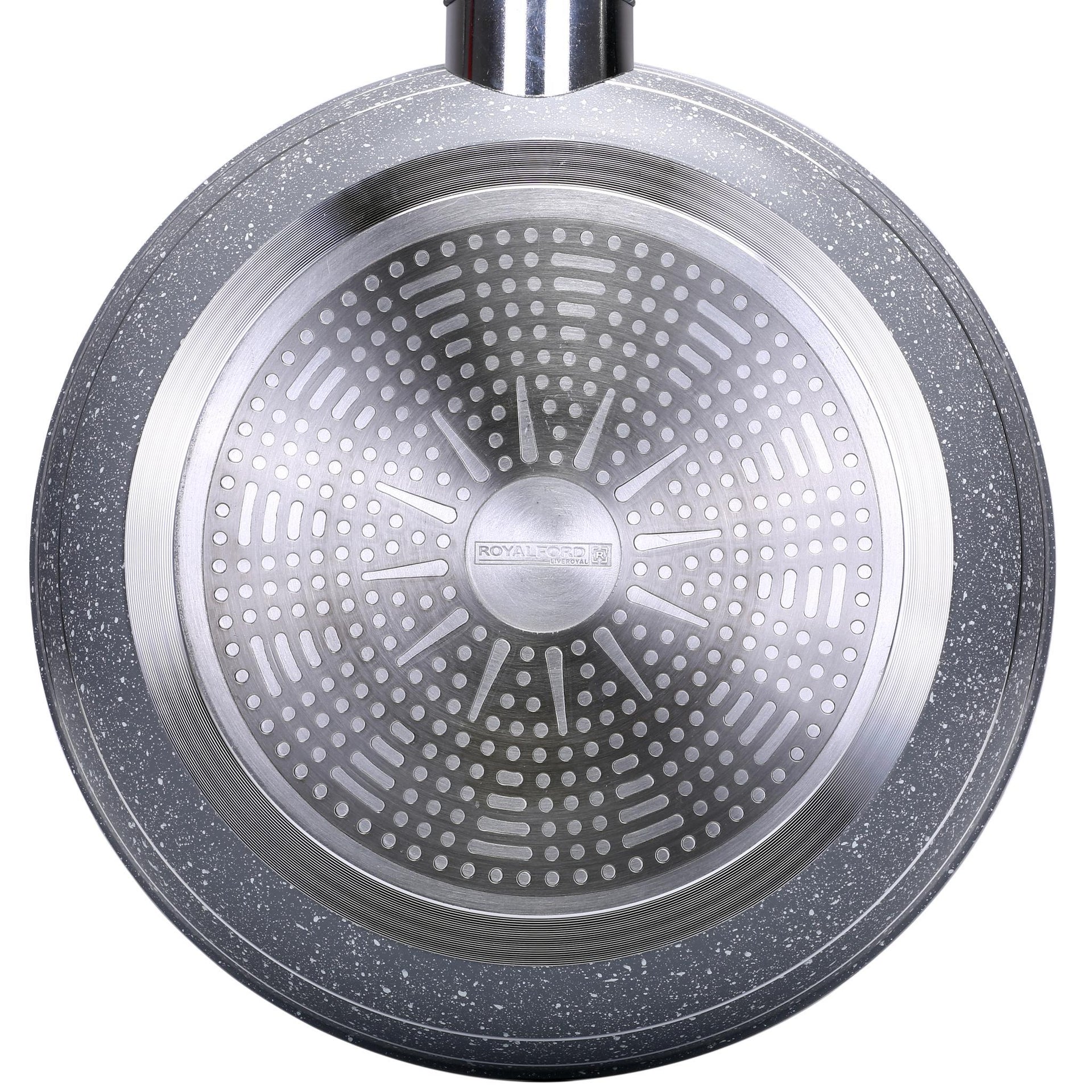 Smart Granite Series Fry Pan 28Cm Forged Aluminium Durable Granite Coating 28X5.2Cm Multicolor Multicolor 28 x 5.5 cmcm