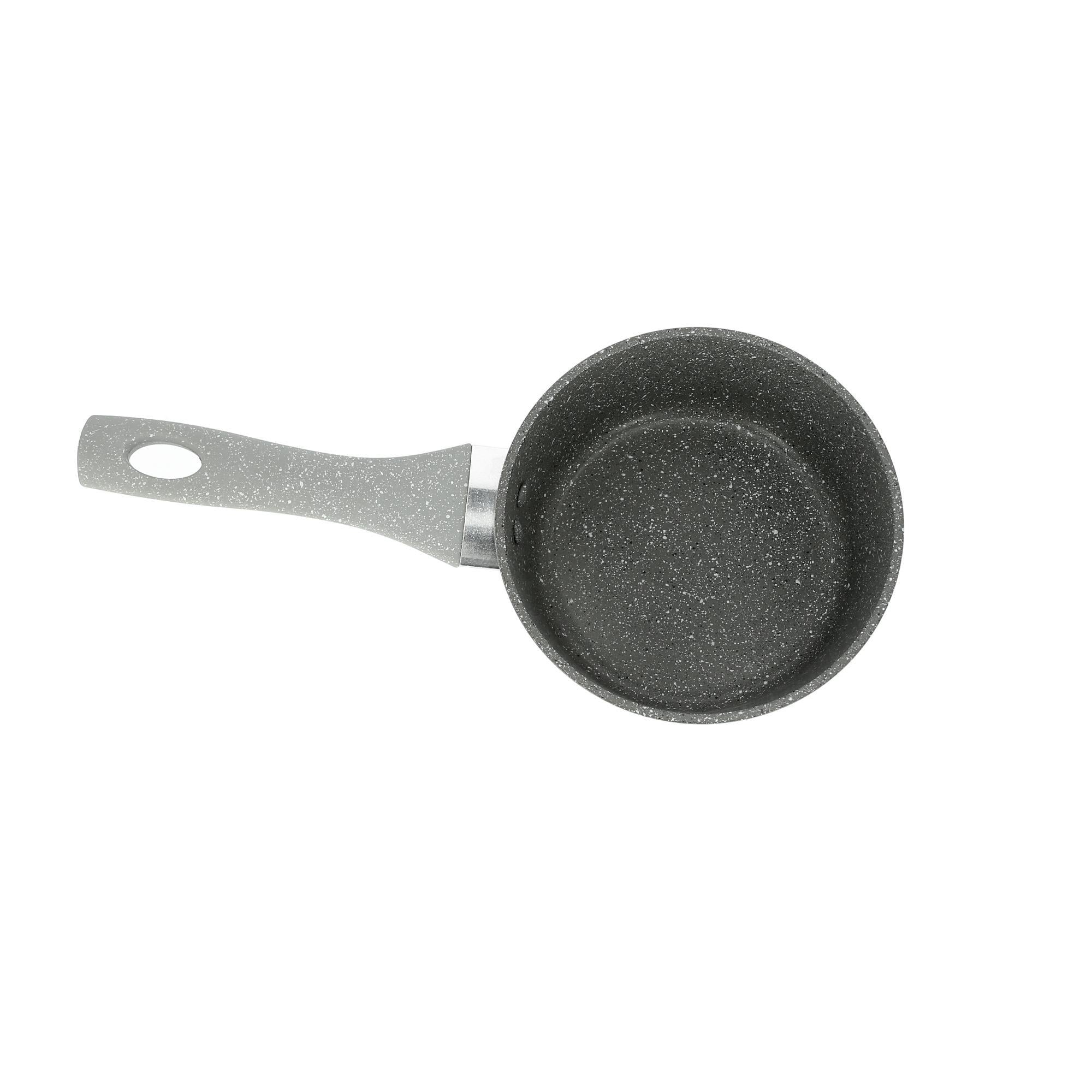 Marble Coated Saucepan Grey
