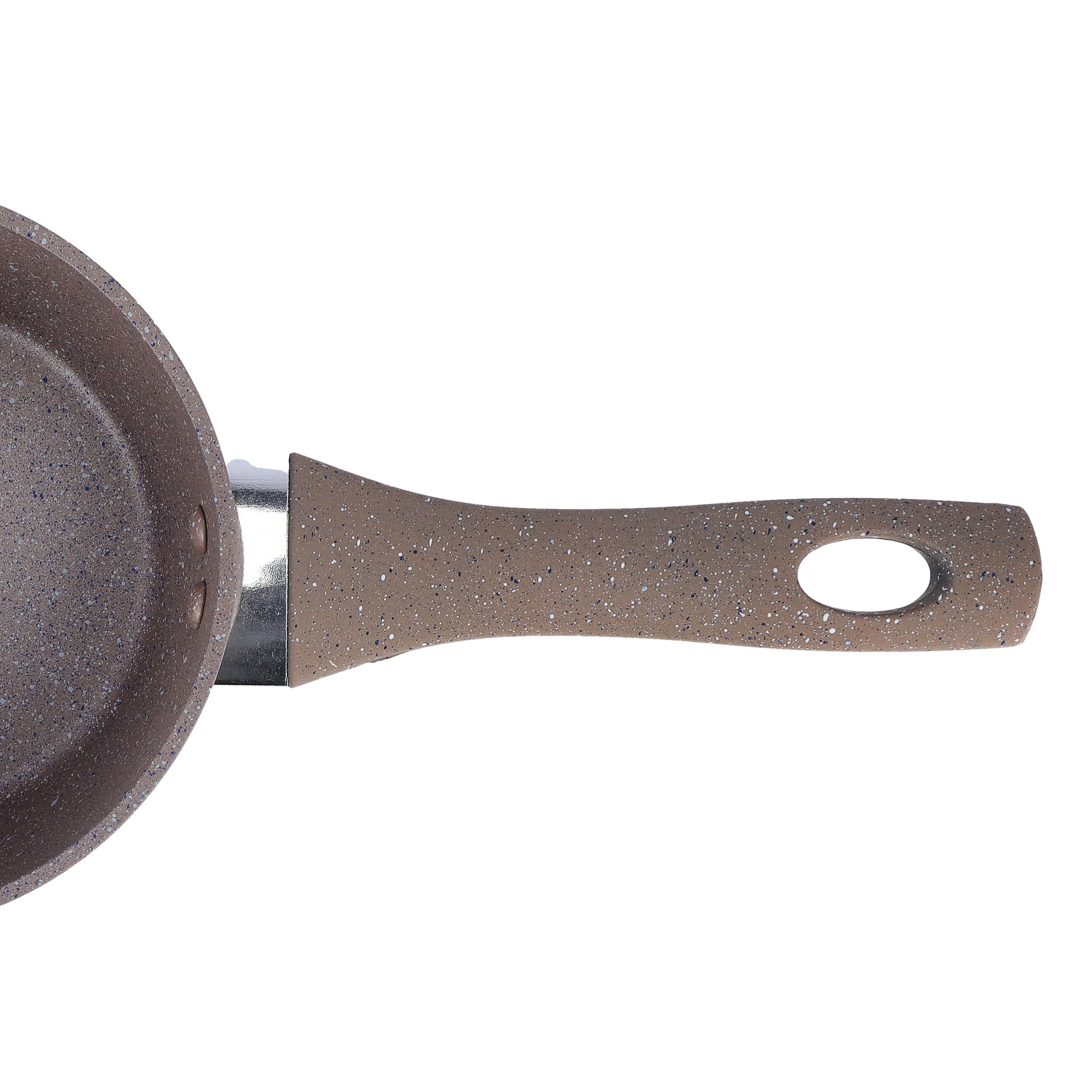 Granite Coated Smart Saucepan Brown 16cm