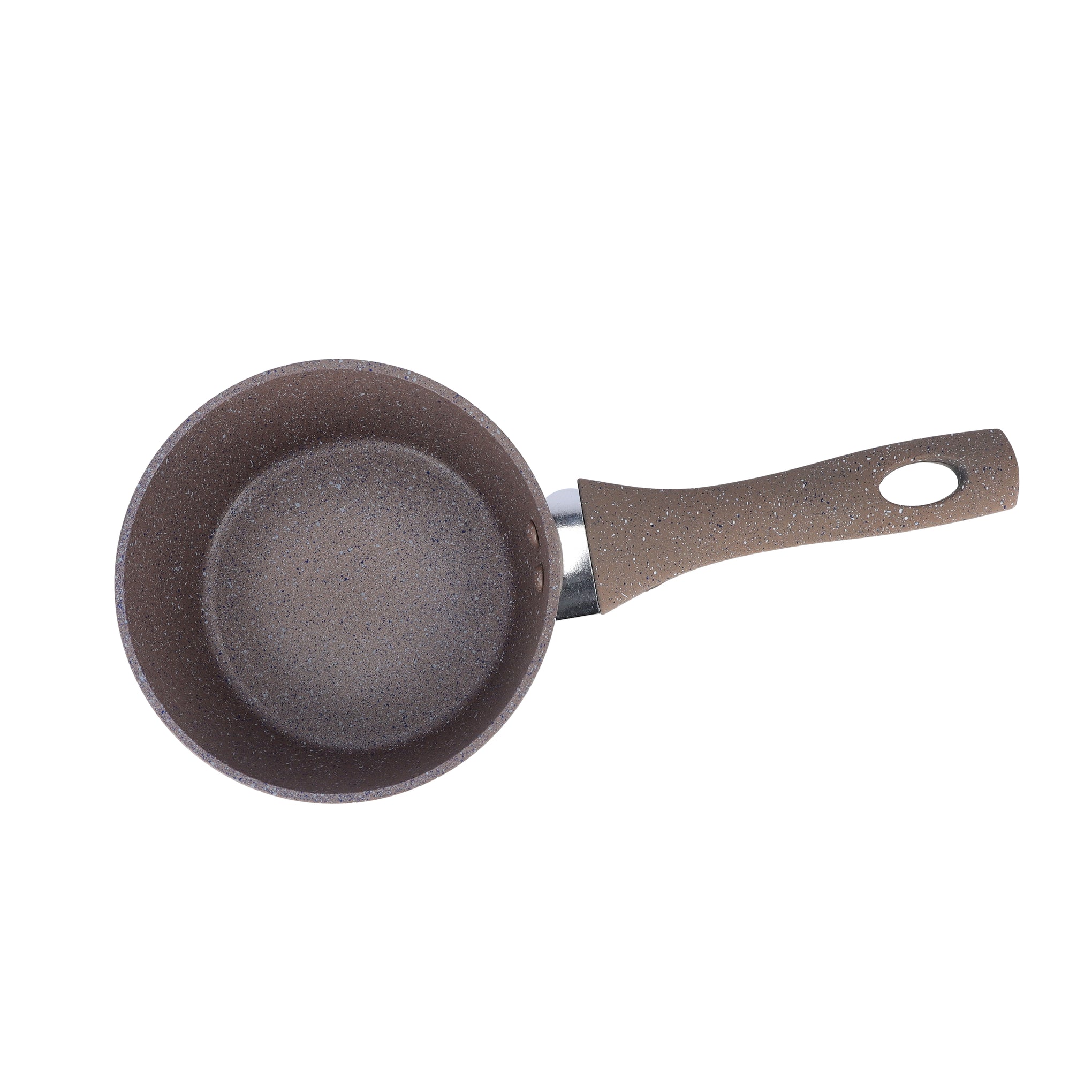 Granite Coated Smart Saucepan Brown 18cm