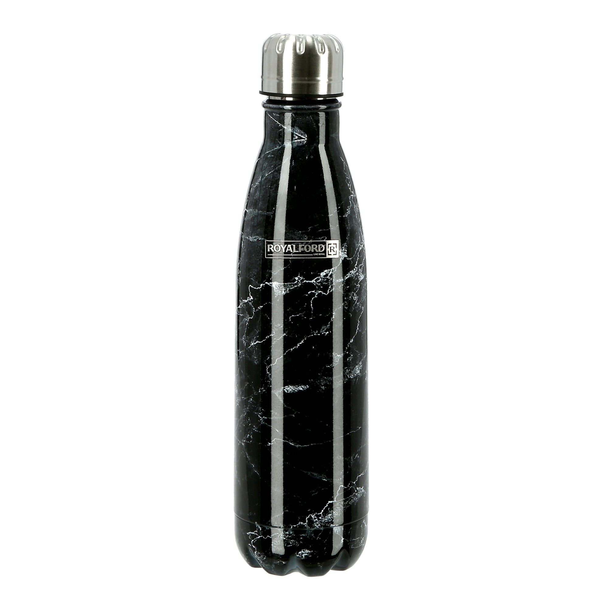 Stainless Steel Vacuum Bottle 500Ml 17Oz 304 Ss Inner Pot Hot Cool Black/White/Silver 500ml
