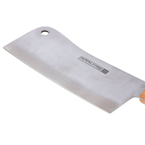 Cleaver Knife With Wooden Handle Silver/Brown 8inch