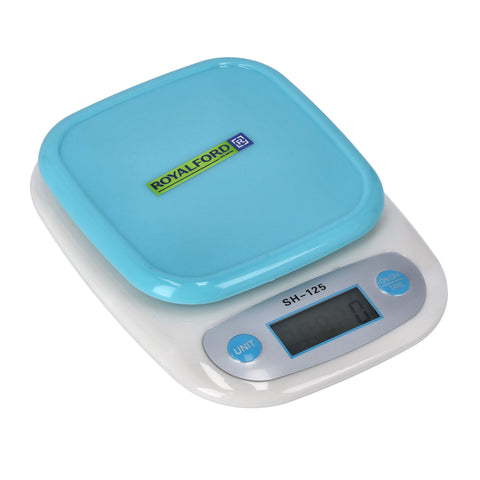 Electronic Kitchen Scale Blue Scale/Clear Bowl