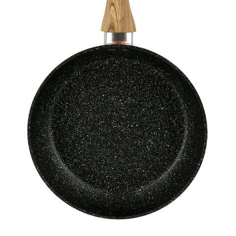2-Piece Forged Aluminum Frypan Set Bronze/Black/Brown