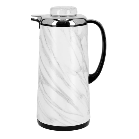 Marble Designed Heat Insulated Thermos Silver 1.6Liters