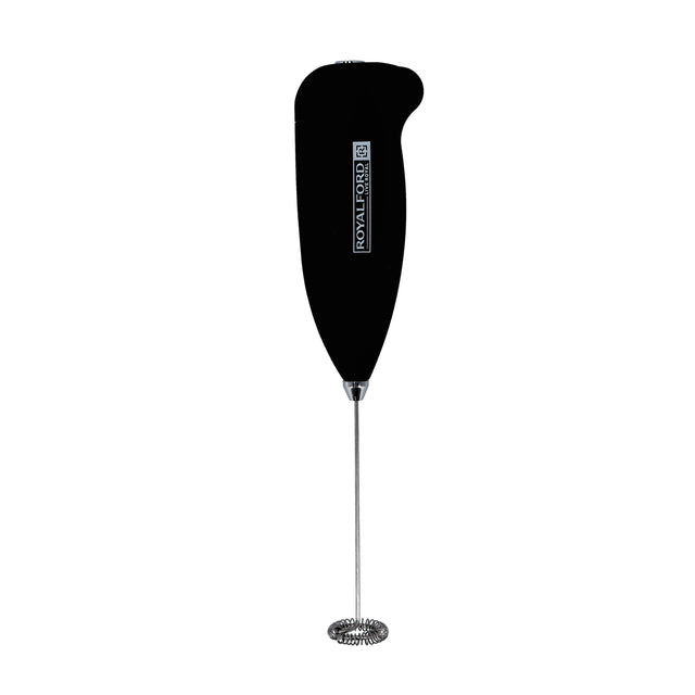 Multi Purpose Milk Stirrer Silver With Black Handle