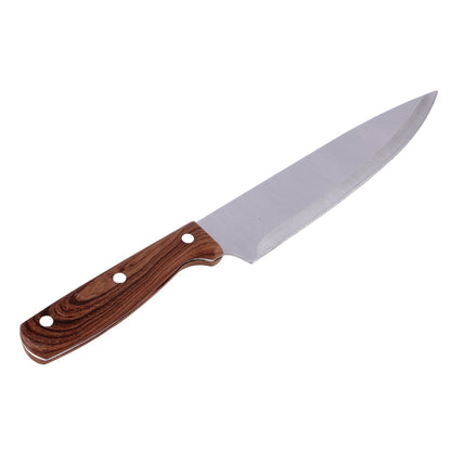 Sharp Design Chef Knife Silver/Brown 8inch