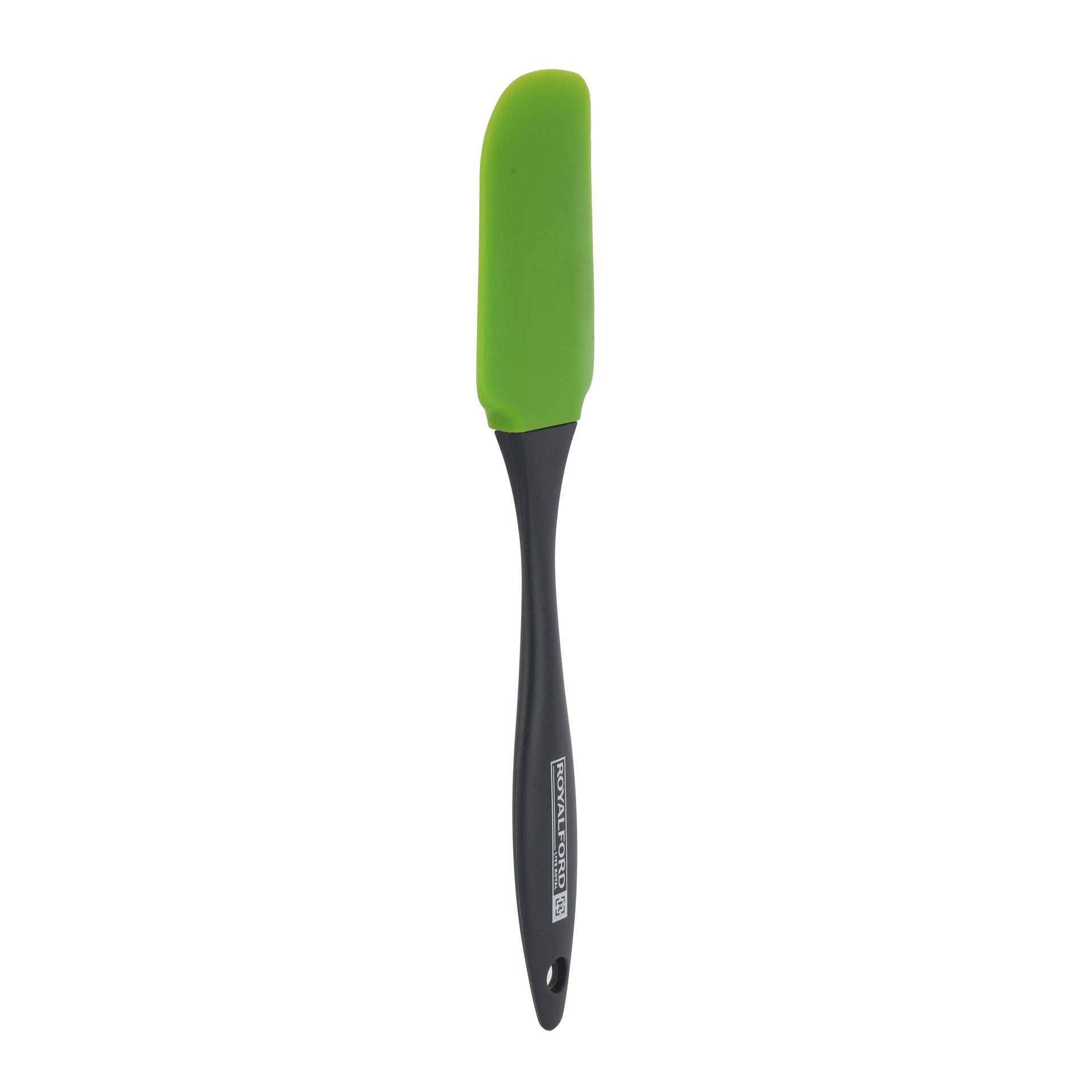 Royalford Silicone Scraper- RF9696| 100% Food-grade, BPA-Free Polymer and Silicone Spatula| Perfect for Hand-mixing ingredients, Sauting, Scarping| Dishwasher-Safe, Marks and Stains Resistant, Light-Weight Design| Black and Green