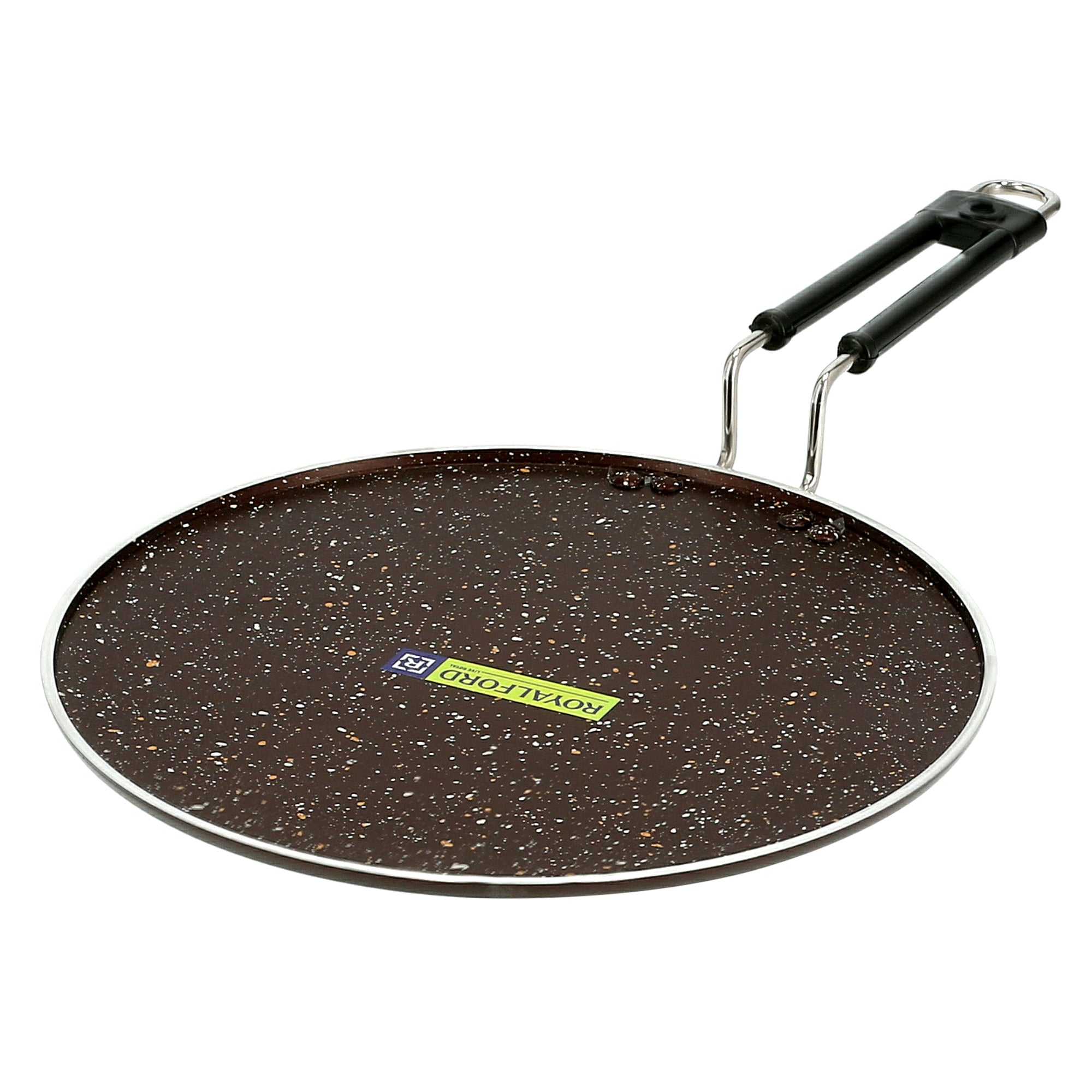 30Cm Smart Non-Stick Dosa Tawa Granite Coated Aluminium 4 Layer, 4Mm Thickness Premium Quality Soft Touch Handles Extra-Flat Base Quick And Even Heat Distribution Made In India Multi Color Assorted