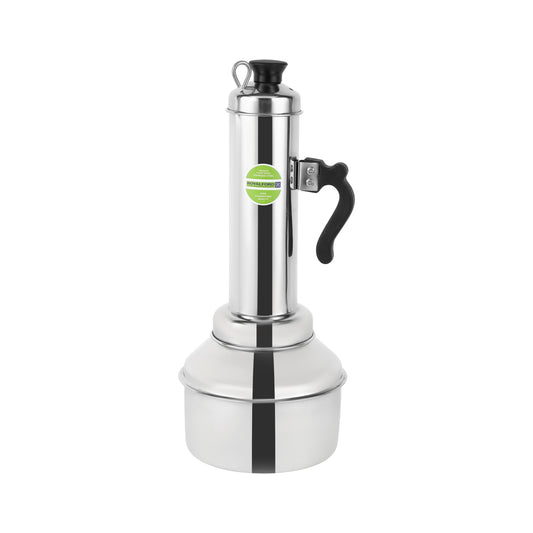 Stainless Steel Puttu Maker With Pot And Handle Multicolor Silver 127x234x347mm