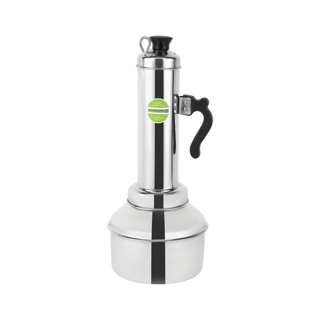 Stainless Steel Puttu Maker With Pot And Handle Multicolor Silver 127x234x347mm