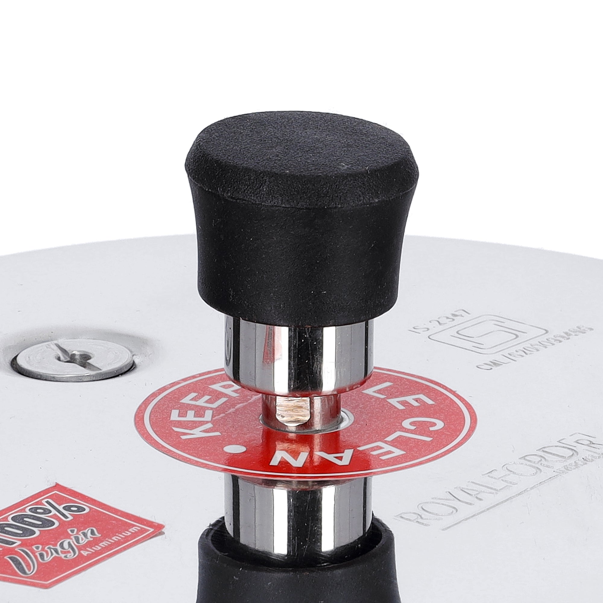 5L Aluminium Pressure Cooker Induction Compaitable Uniform Heating Convenient To Use Multicolour