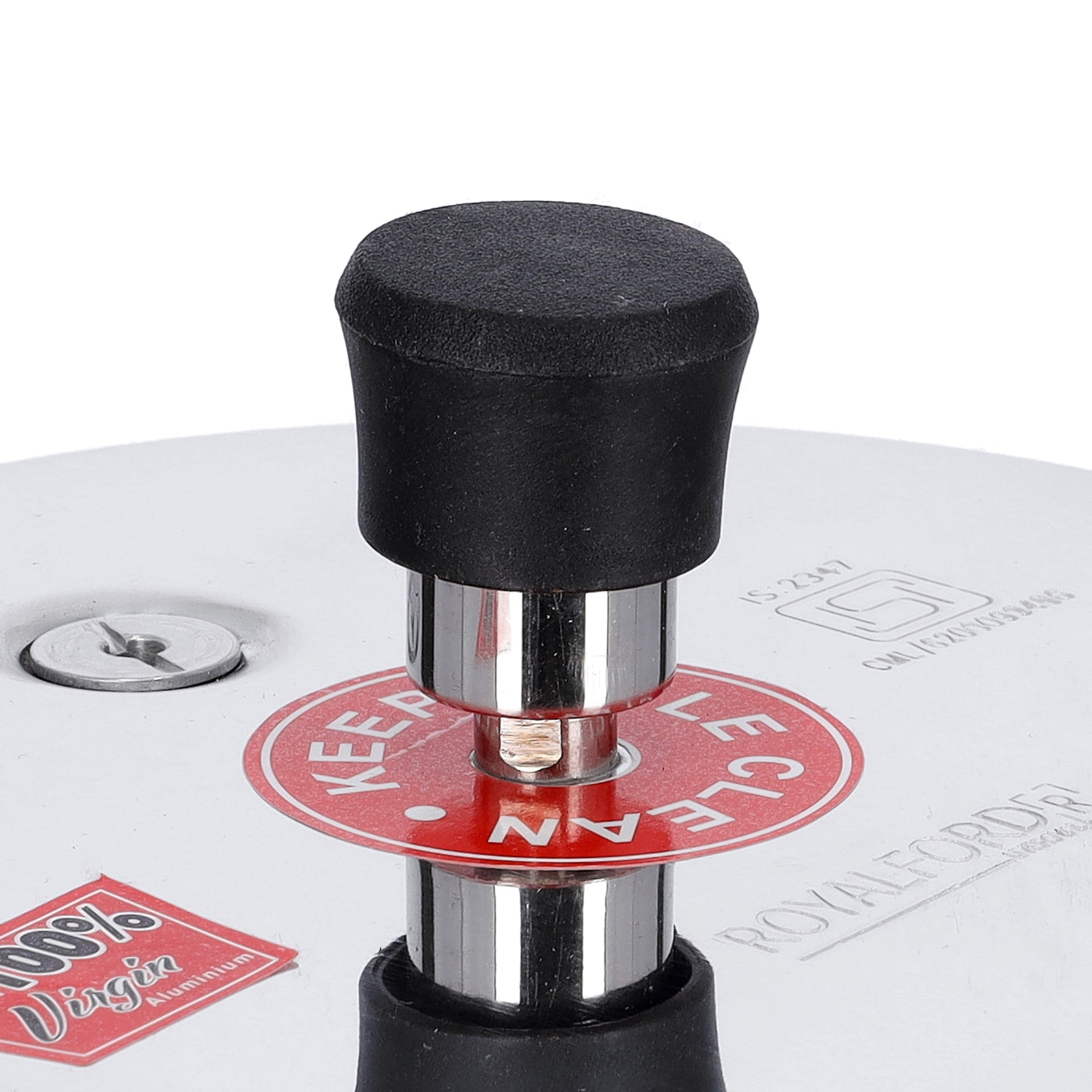 5L Aluminium Pressure Cooker Induction Compaitable Uniform Heating Convenient To Use Multicolour
