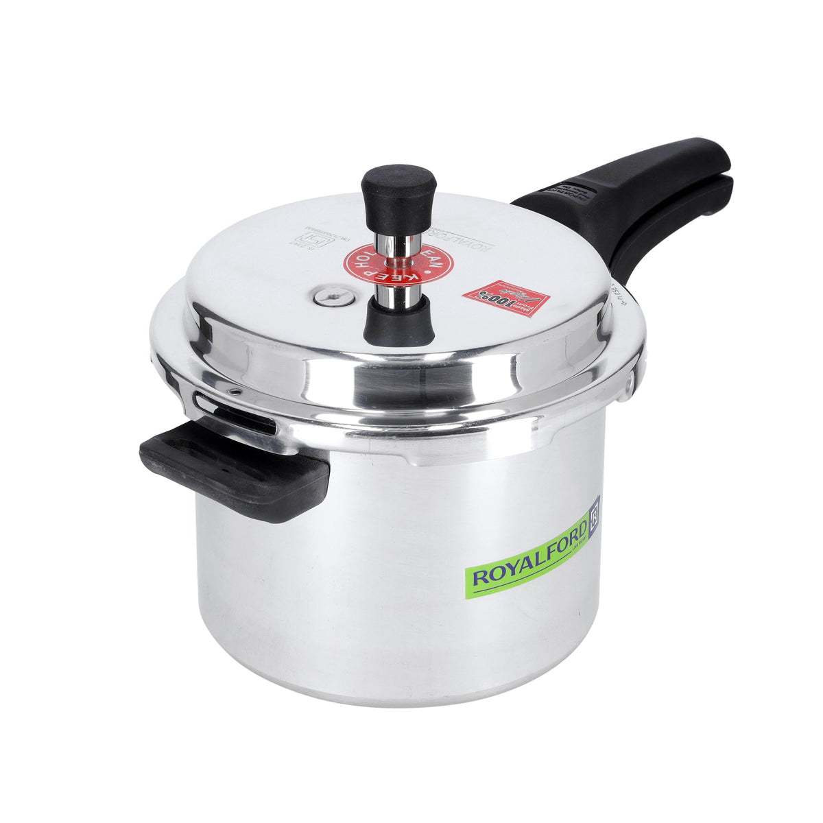 5L Aluminum Pressure Cooker Induction Compaitable Uniform Heating Convenient to Use Multicolor