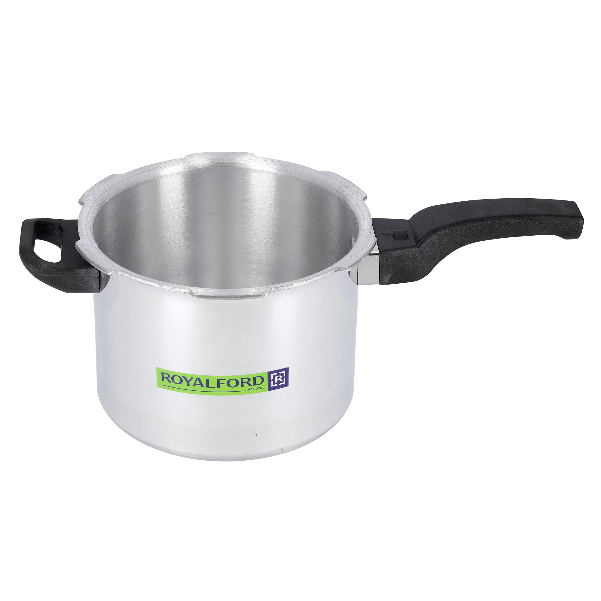 5L Aluminium Pressure Cooker Induction Compaitable Uniform Heating Convenient To Use Multicolour