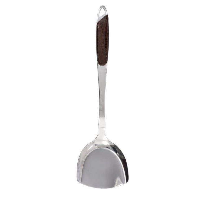 Stainless Steel Turner Silver/Brown 12cm