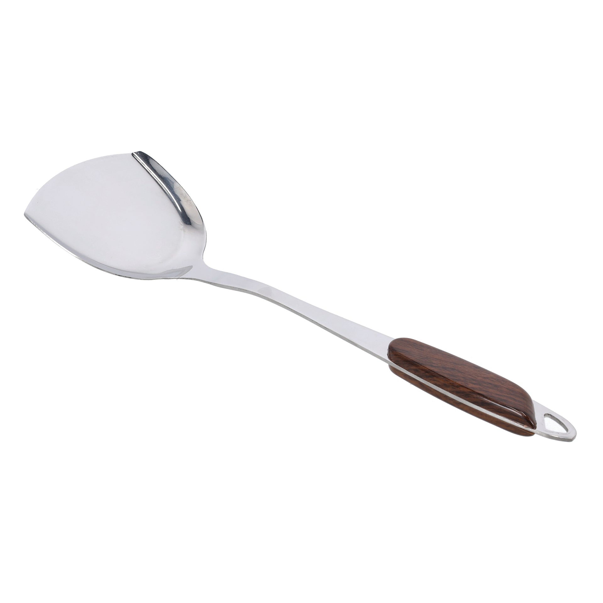 Stainless Steel Turner Silver/Brown 12cm