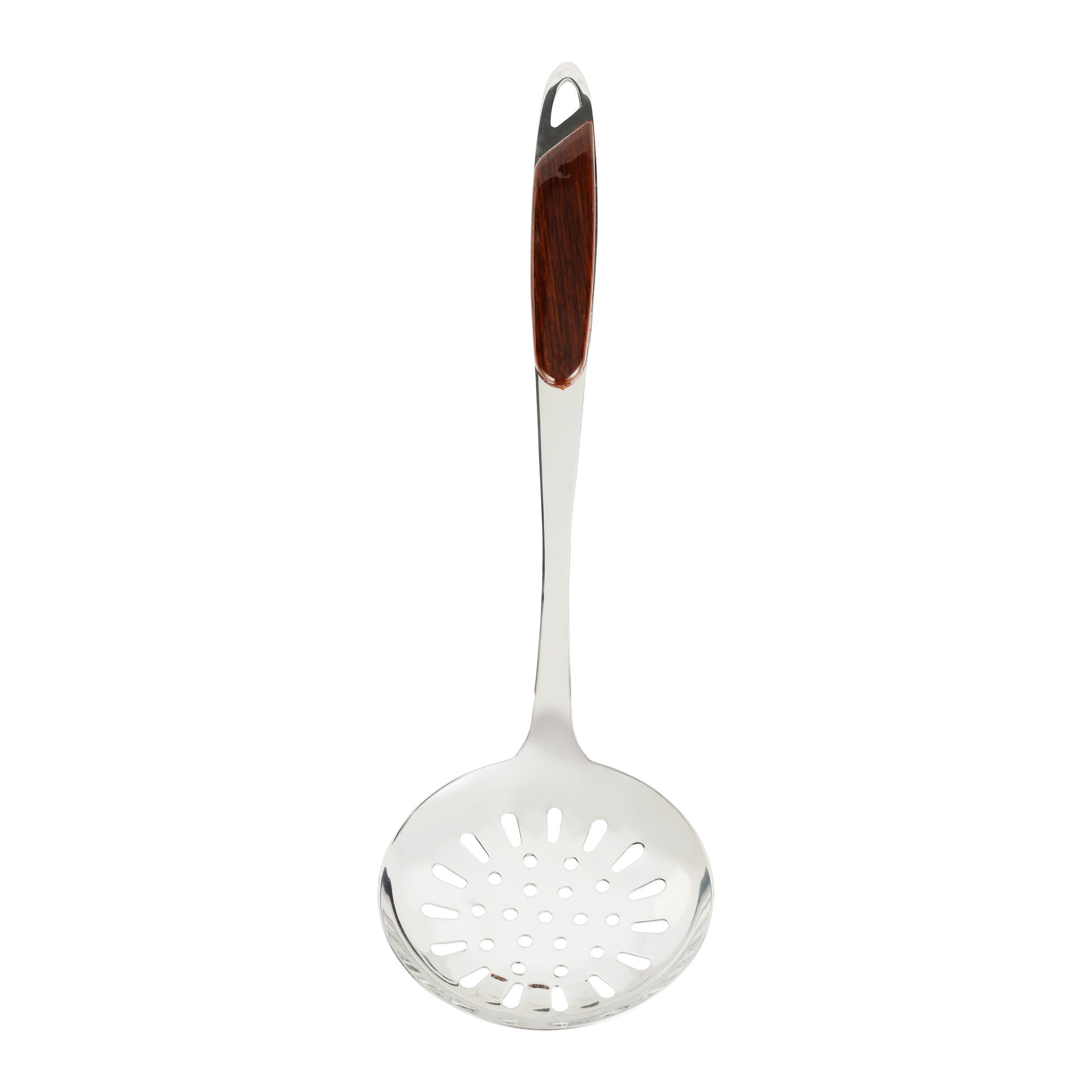 Stainless Steel Skimmer Silver/Brown 35.5x11.5cm