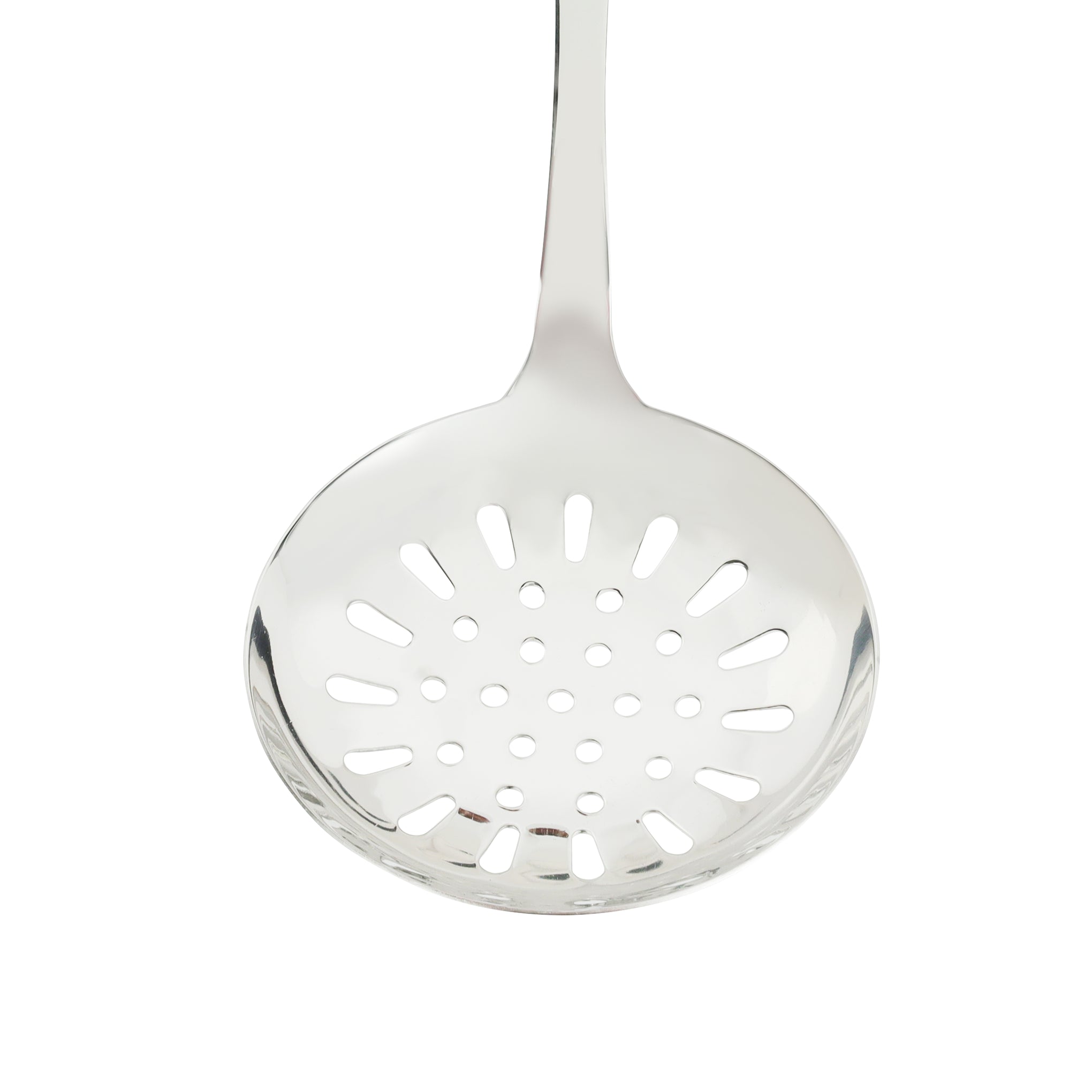 Stainless Steel Skimmer Silver/Brown 35.5x11.5cm