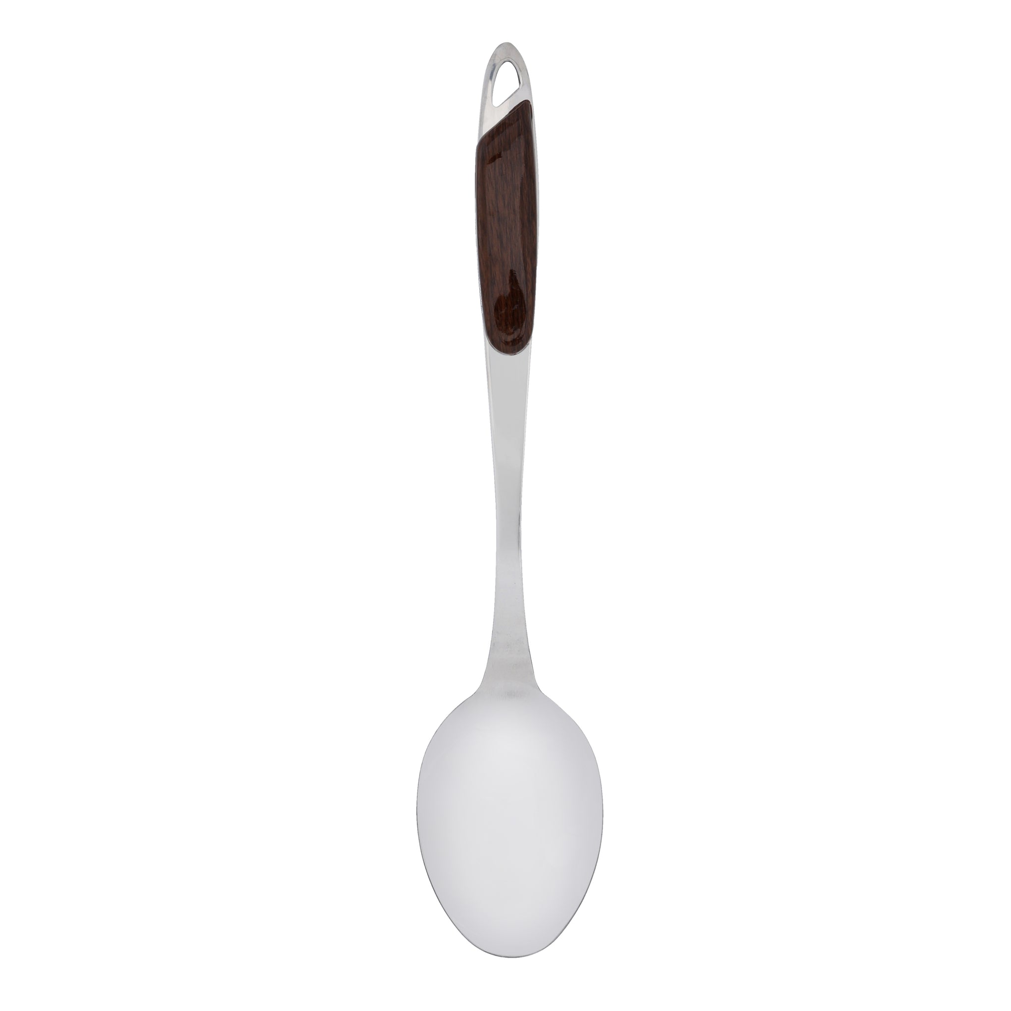 Stainless Steel Serving Spoon Silver/Brown