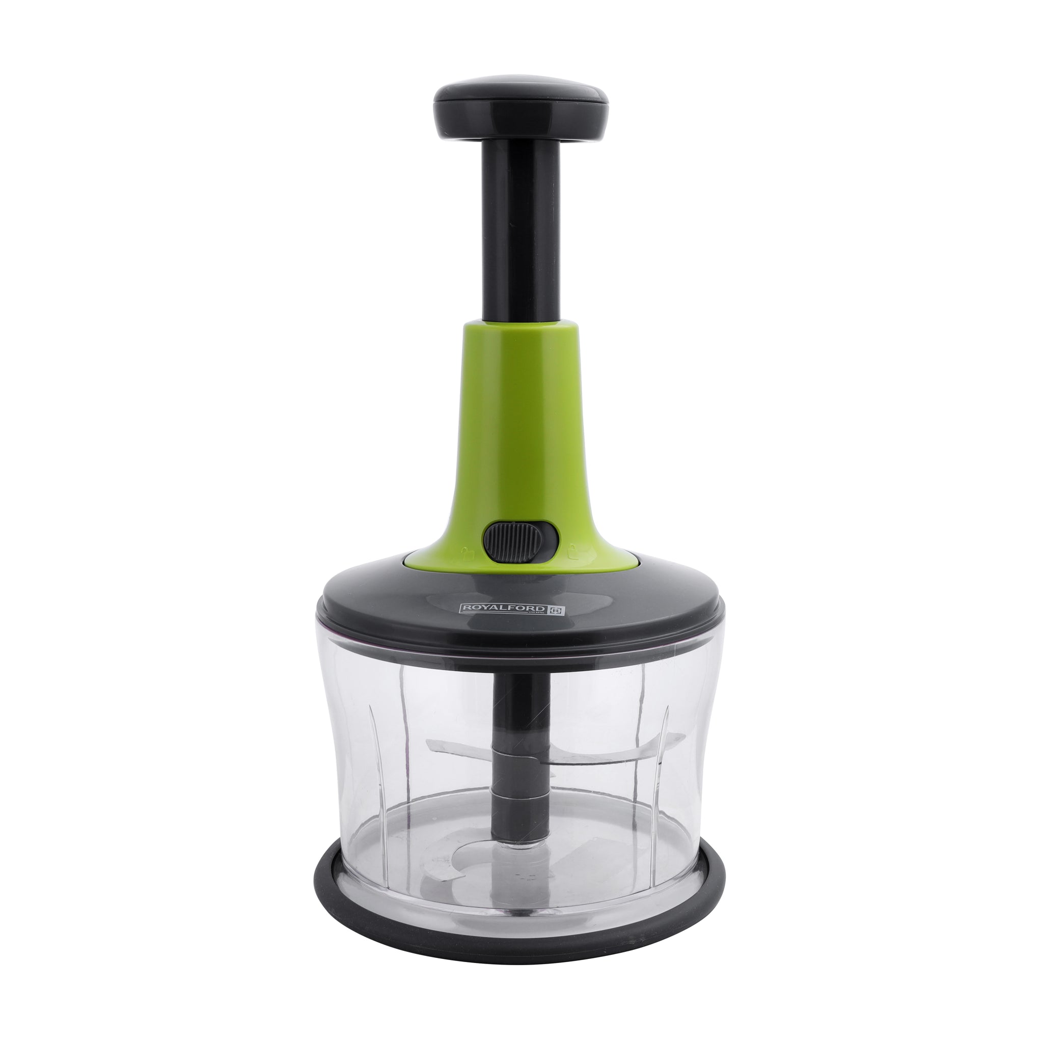 Express Push Chopper Multi-Purpose 1200Ml Multicolor 15X15X29Cm Dishwasher Safe