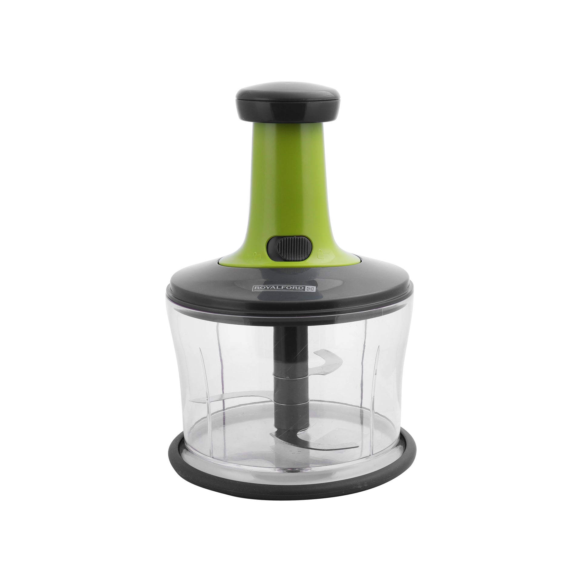 Express Push Chopper Multi-Purpose 1200Ml Multicolor 15X15X29Cm Dishwasher Safe