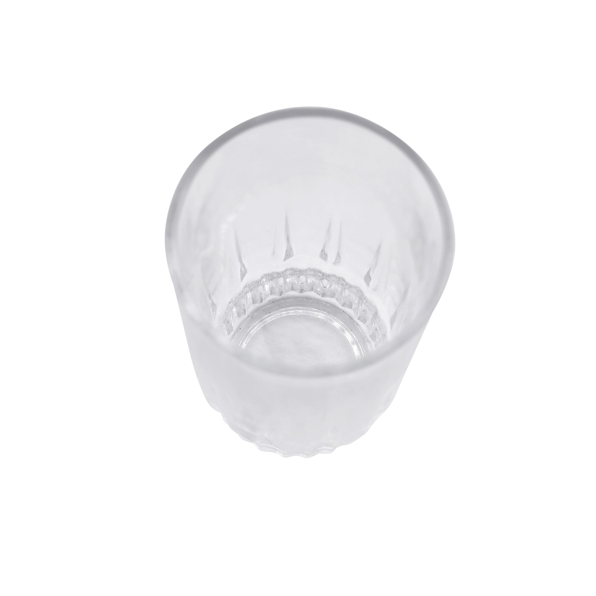 6 Pieces Glass Tumbler Set 256Ml /8.5Oz Premium Quality Glassware Durability And Elegance Clear
