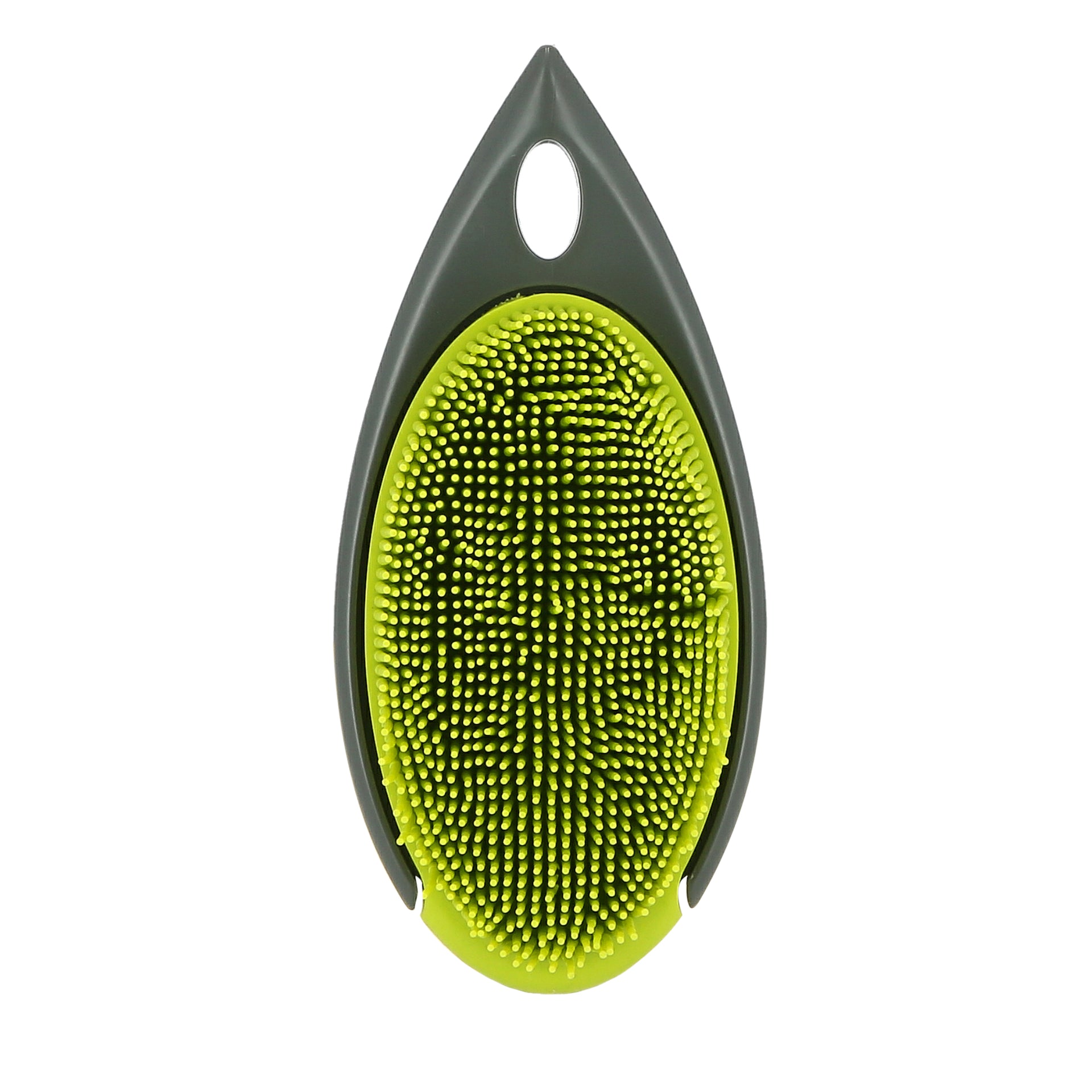 Double Side Brush Green/Grey 17x8x3cm