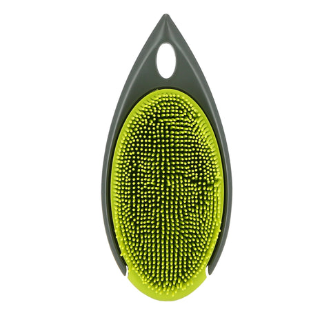Double Side Brush Green/Grey 17x8x3cm