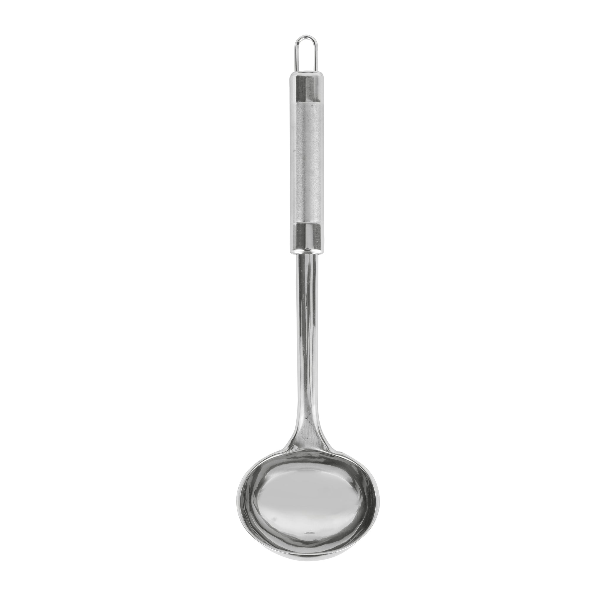 Royalford RF9852 Stainless Steel Soup Ladle with Tube Handle, Professional Soup Ladle with Long Handle | Kitchen Dining Cutlery Utensil | Ideal for Serving Soup Gravy Sauce Curry & More Silver
