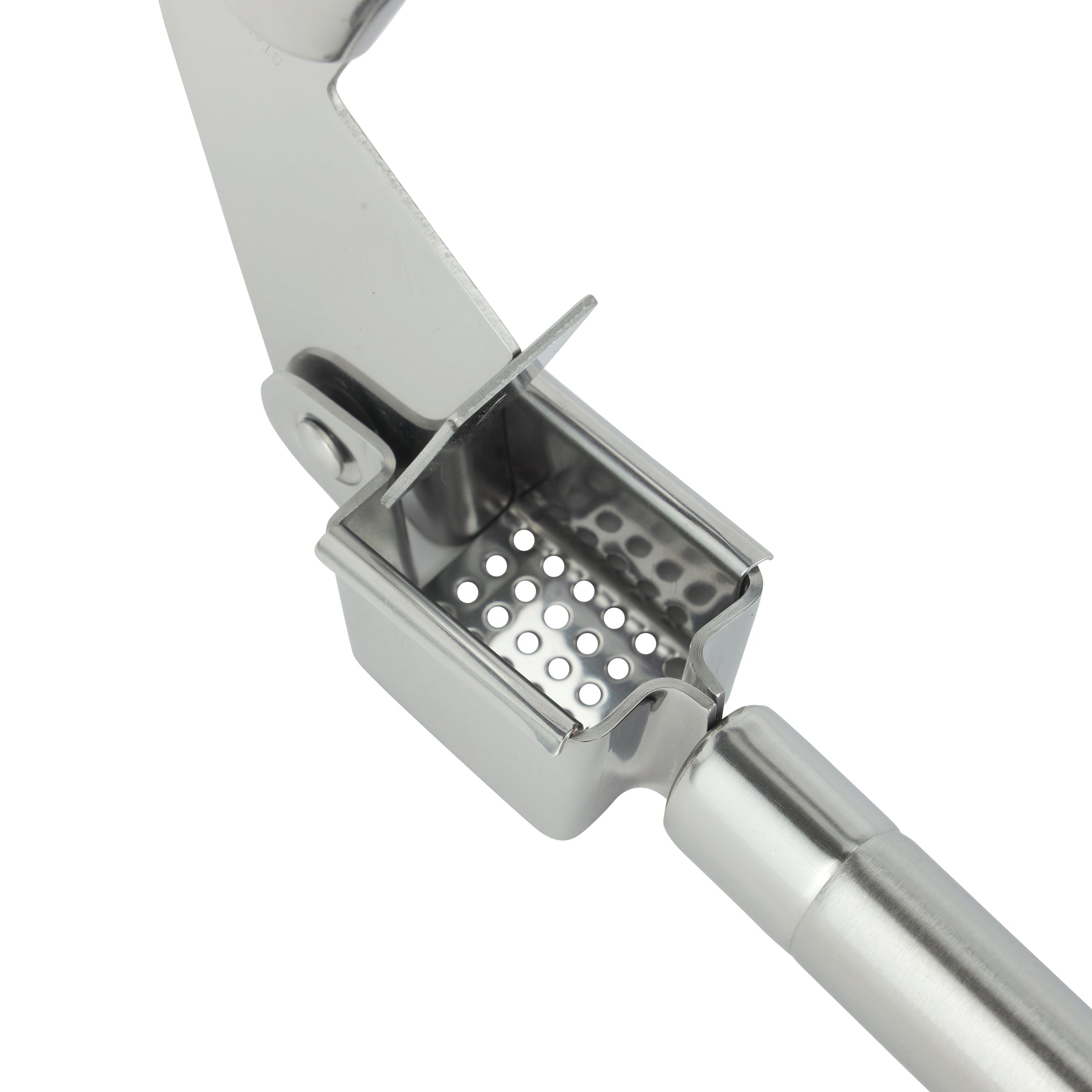 Stainless Steel Garlic Press Silver