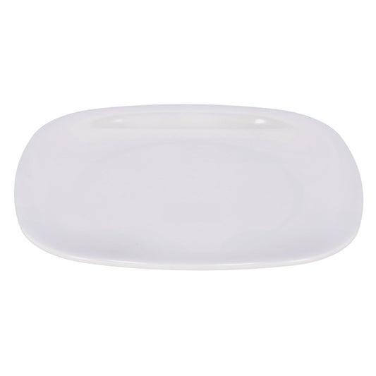 7.5'' Square Plate Melamine Ware White 7.5inch