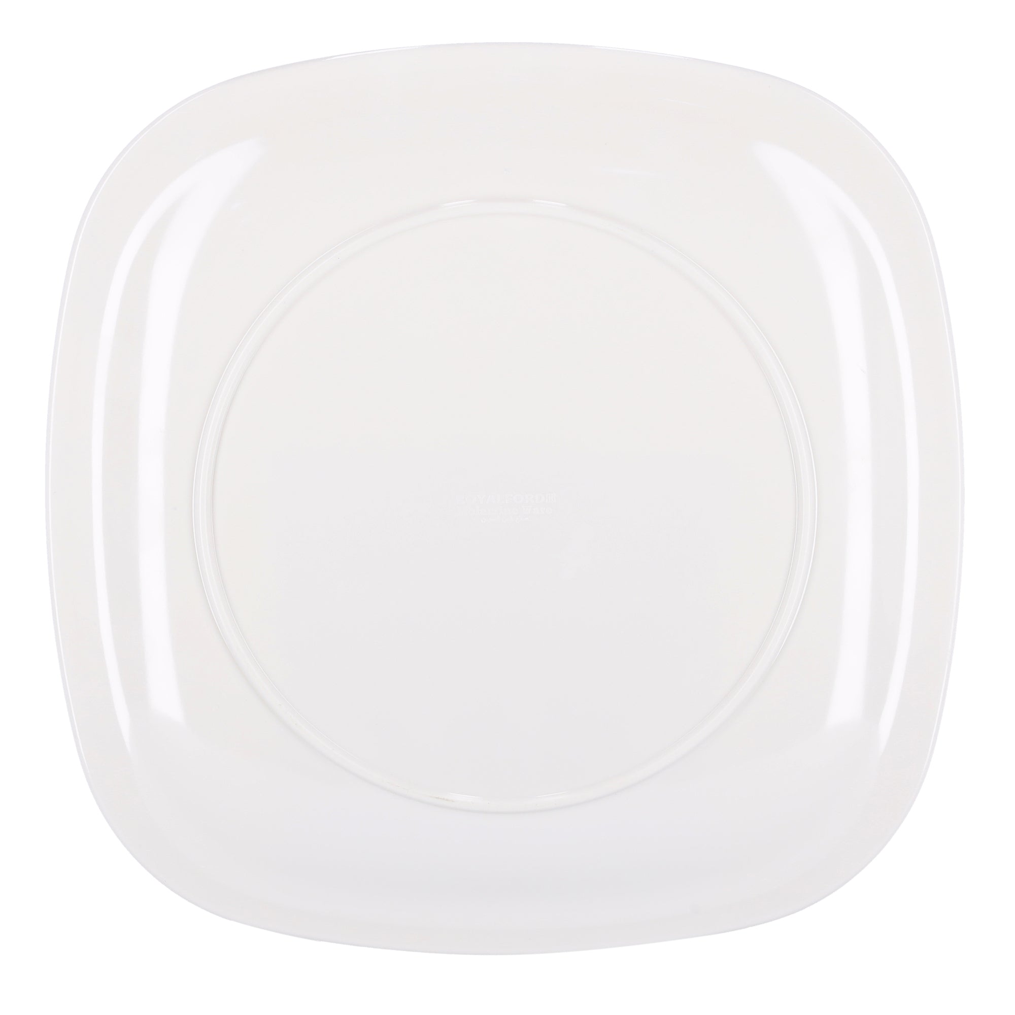 7.5'' Square Plate Melamine Ware White 7.5inch