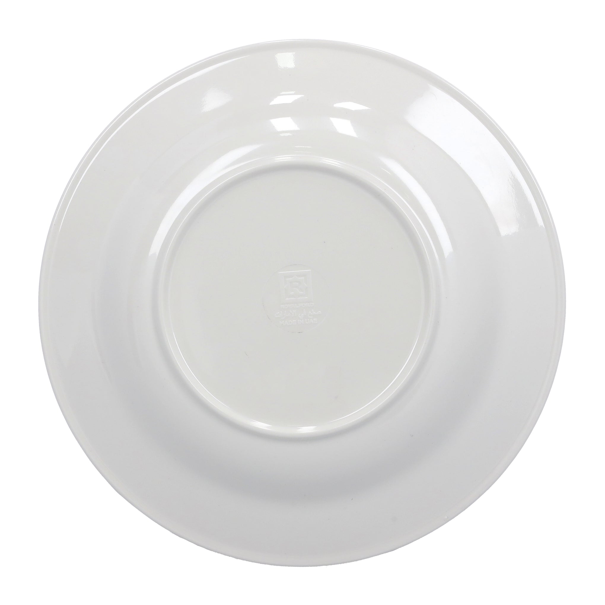 Melamine Soup Plate White/Green/Grey 8inch