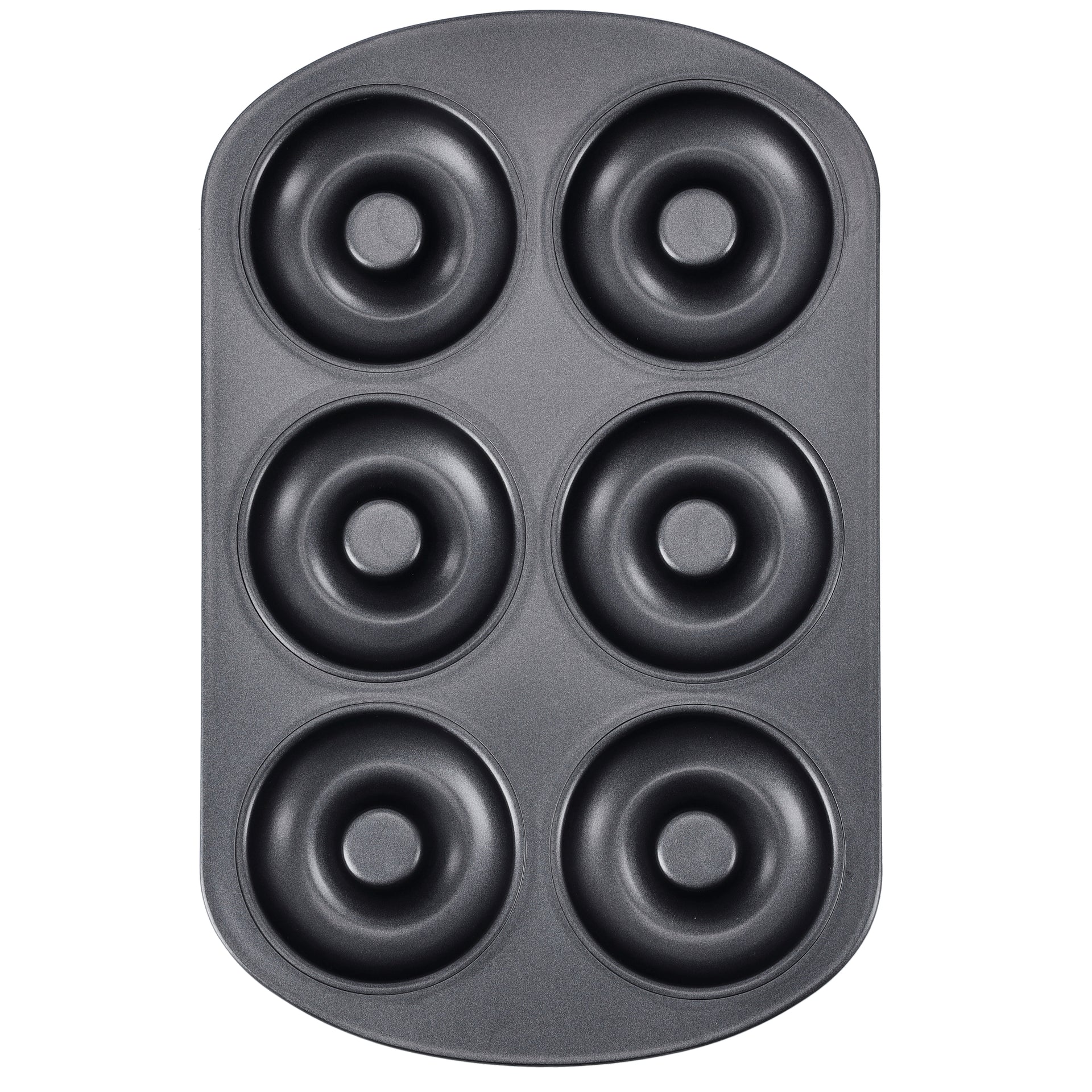 6-Cavity Donut Pan Black 32cm