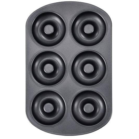 6-Cavity Donut Pan Black 32cm