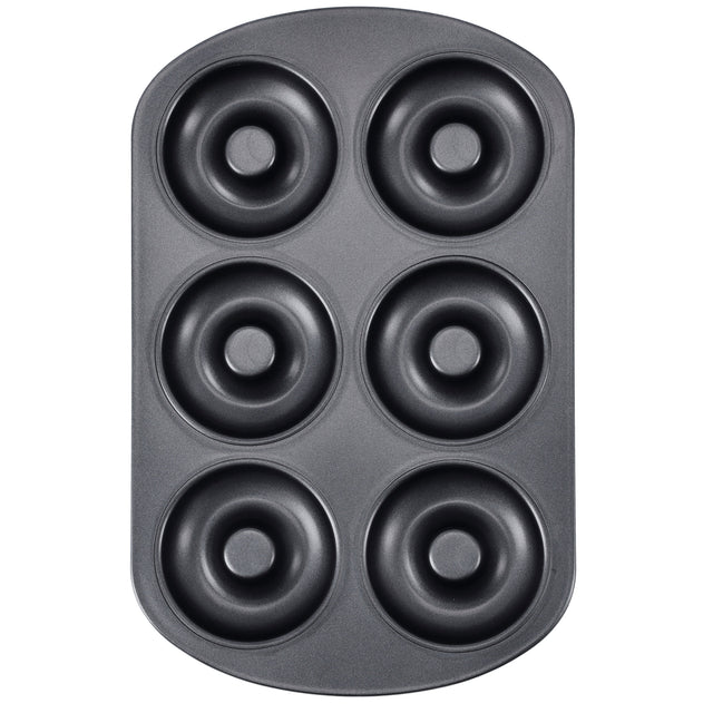 6-Cavity Donut Pan Black 32cm