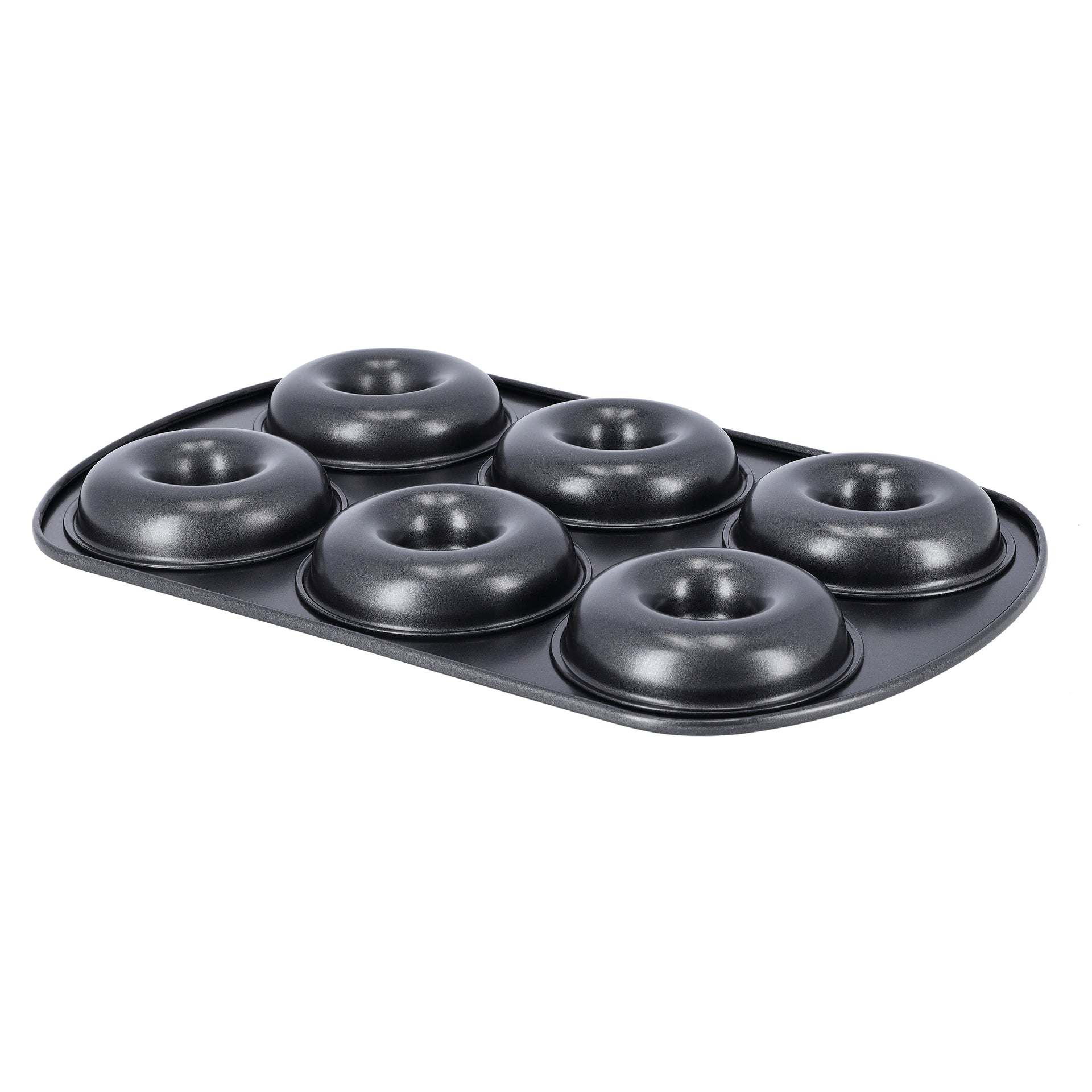 6-Cavity Donut Pan Black 32cm