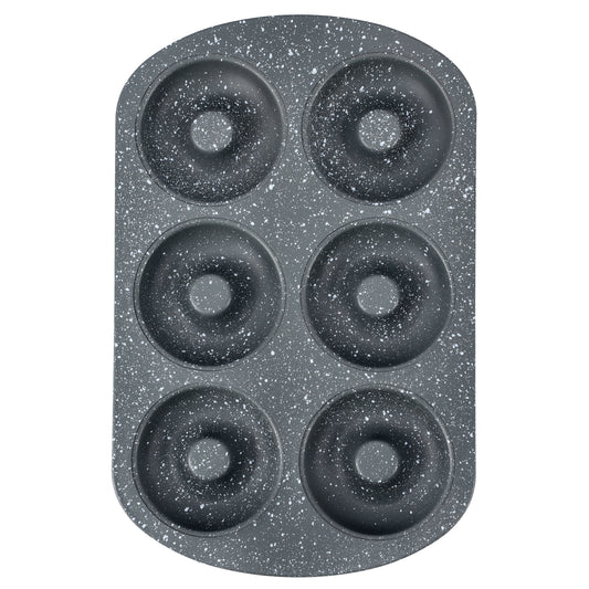 6-Cavity Donut Pan Grey 32cm