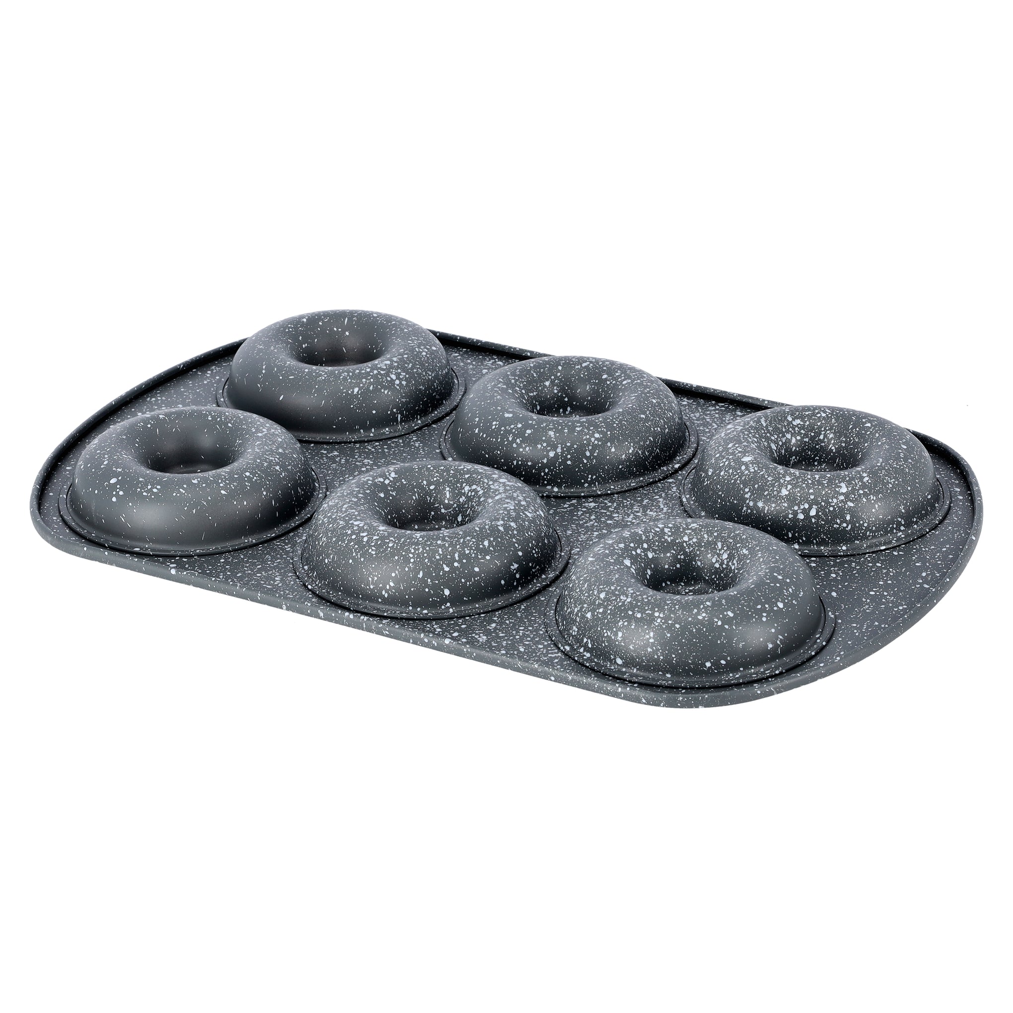 6-Cavity Donut Pan Grey 32cm