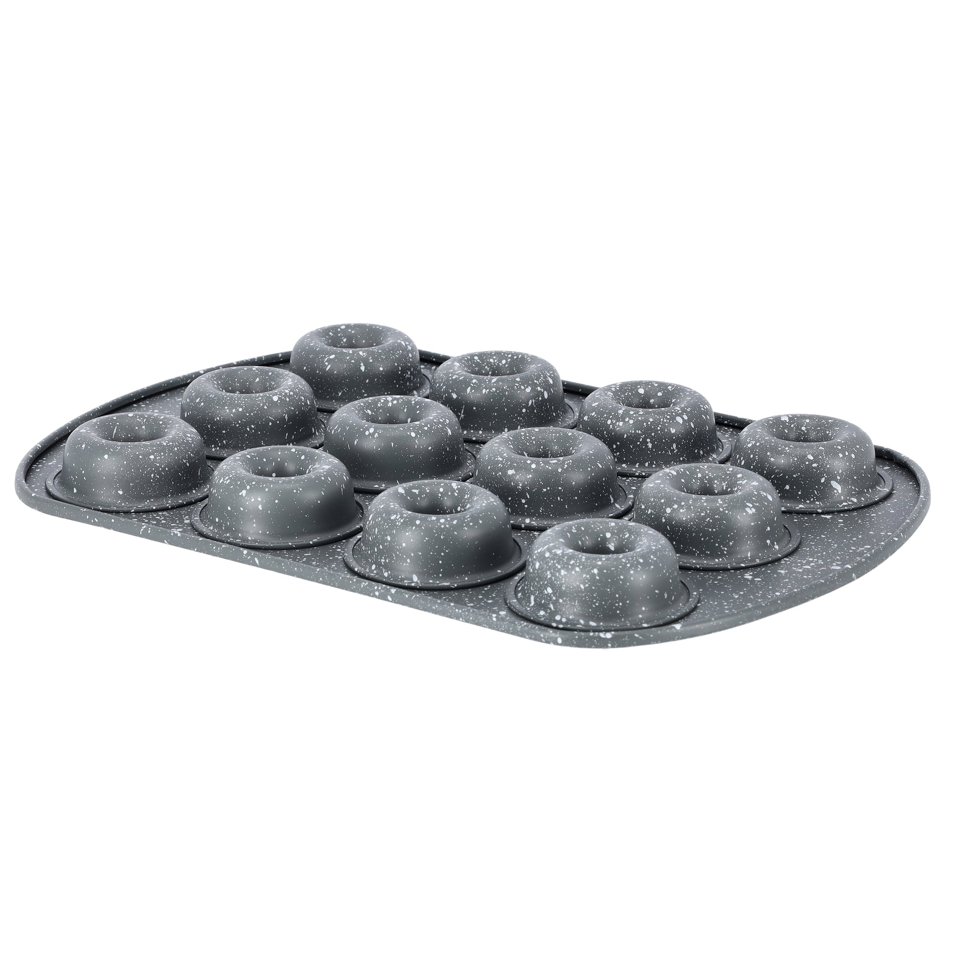 12 Cavity Mini Donut Pan Grey 26.5cm