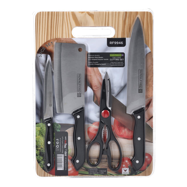 5Pc Deluxe Cutting Set