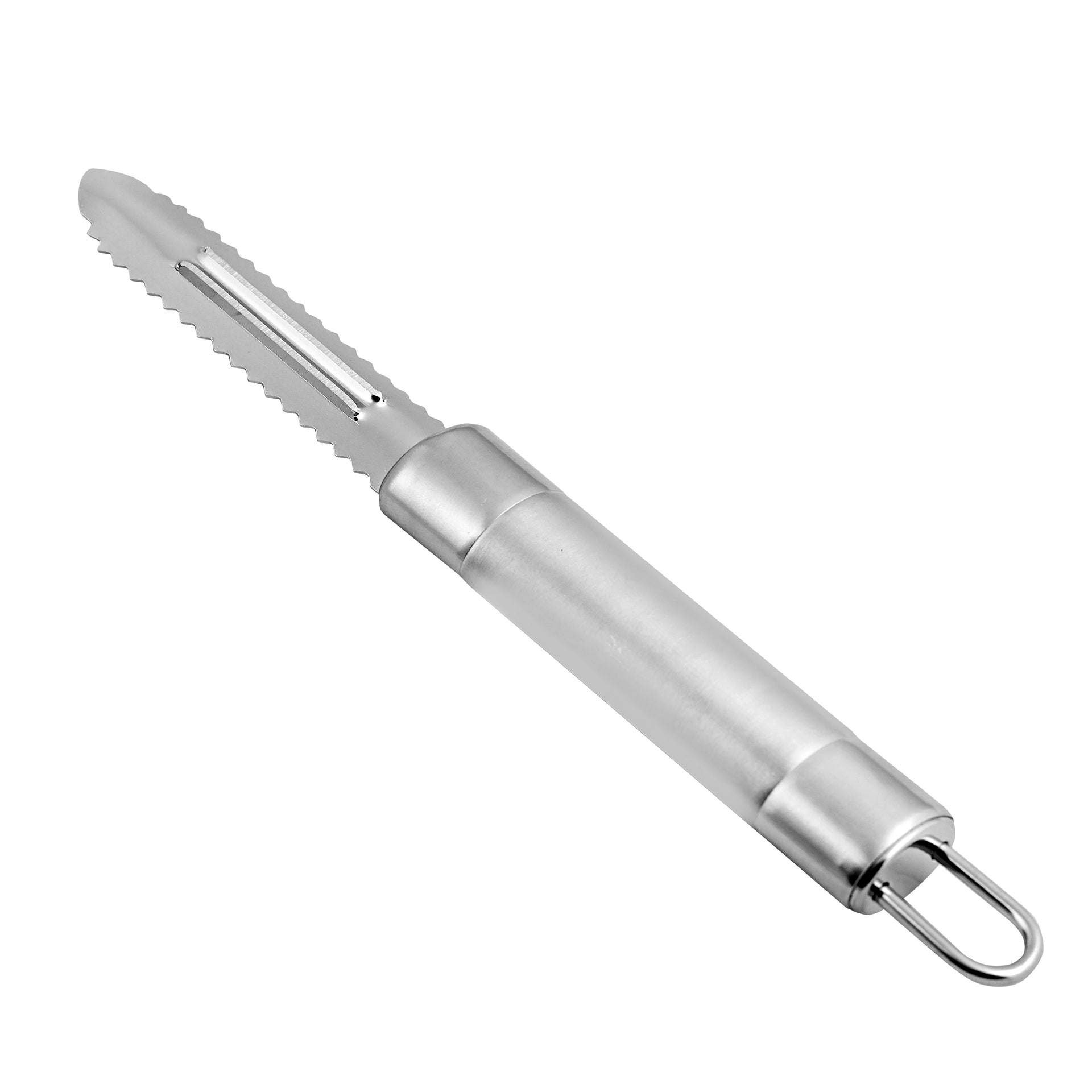 Stainless Steel Fish Peeler, Dishwasher-Safe, Marks And Stain Resistant, Ergonomic And Hygienic Design, 20.3 X 2.2 Cm Silver