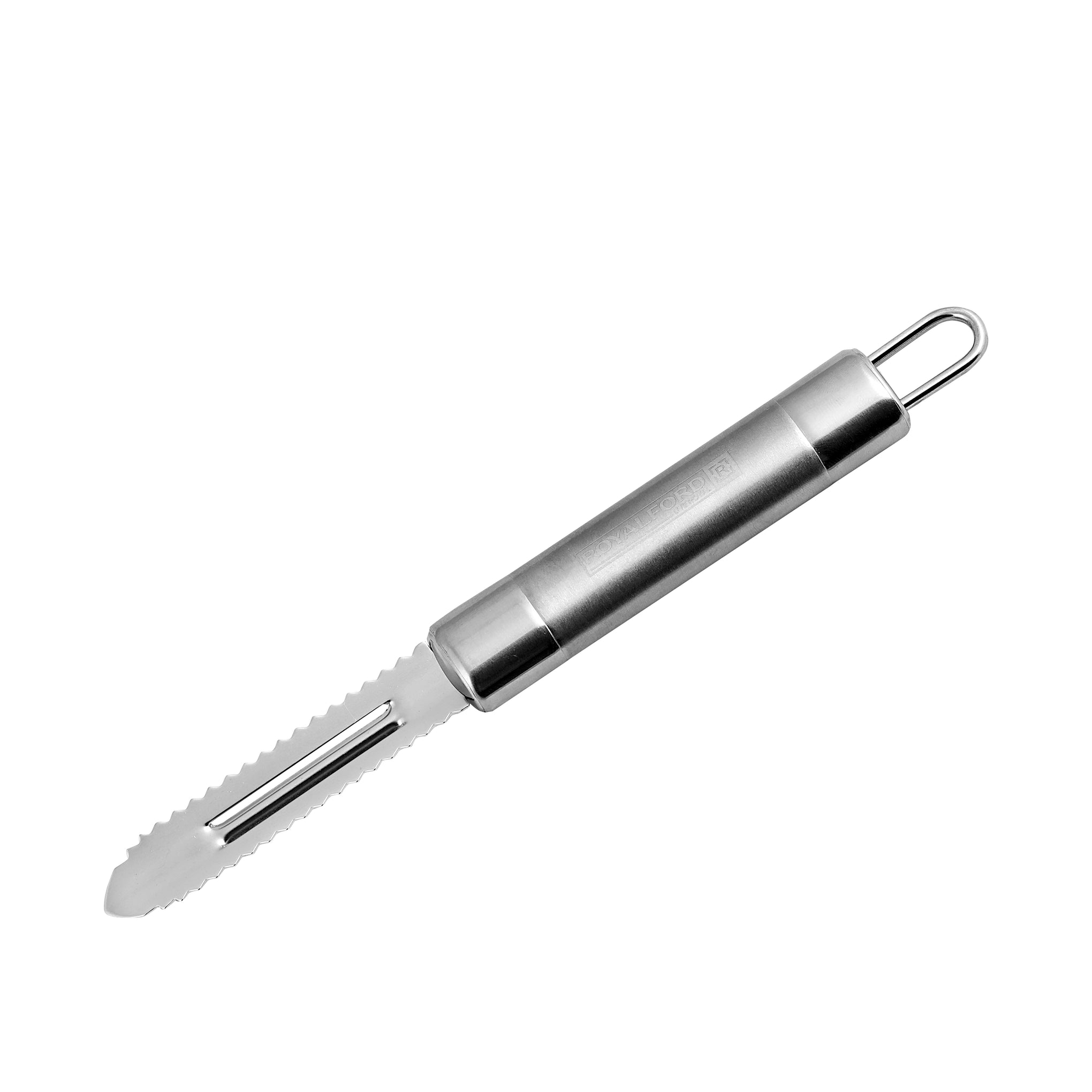 Stainless Steel Fish Peeler, Dishwasher-Safe, Marks And Stain Resistant, Ergonomic And Hygienic Design, 20.3 X 2.2 Cm Silver