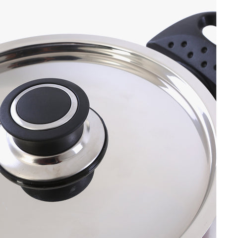 18cm Non-Stick Cooking Pot with Lid | Honeycomb Technology | Aluminum Pot | Heat-Resistant Handles