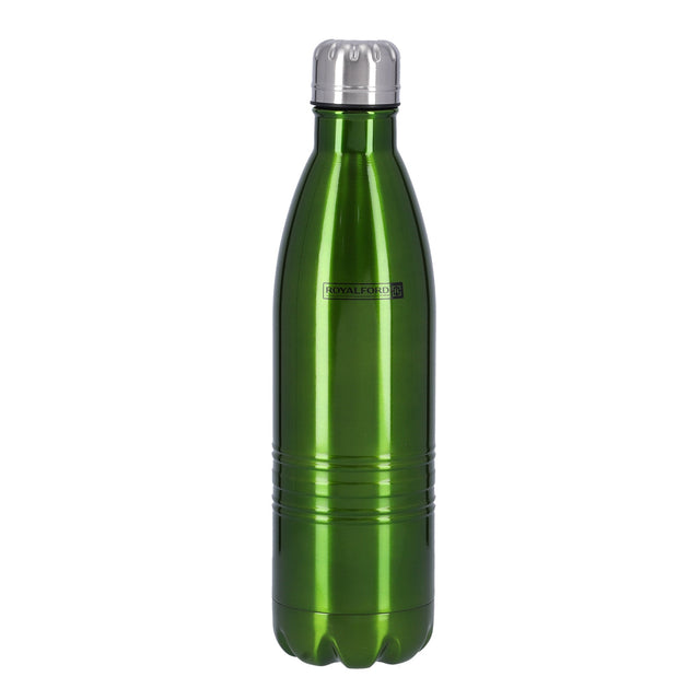 Stainless Steel Vacuum Bottle Green/Silver 750ml